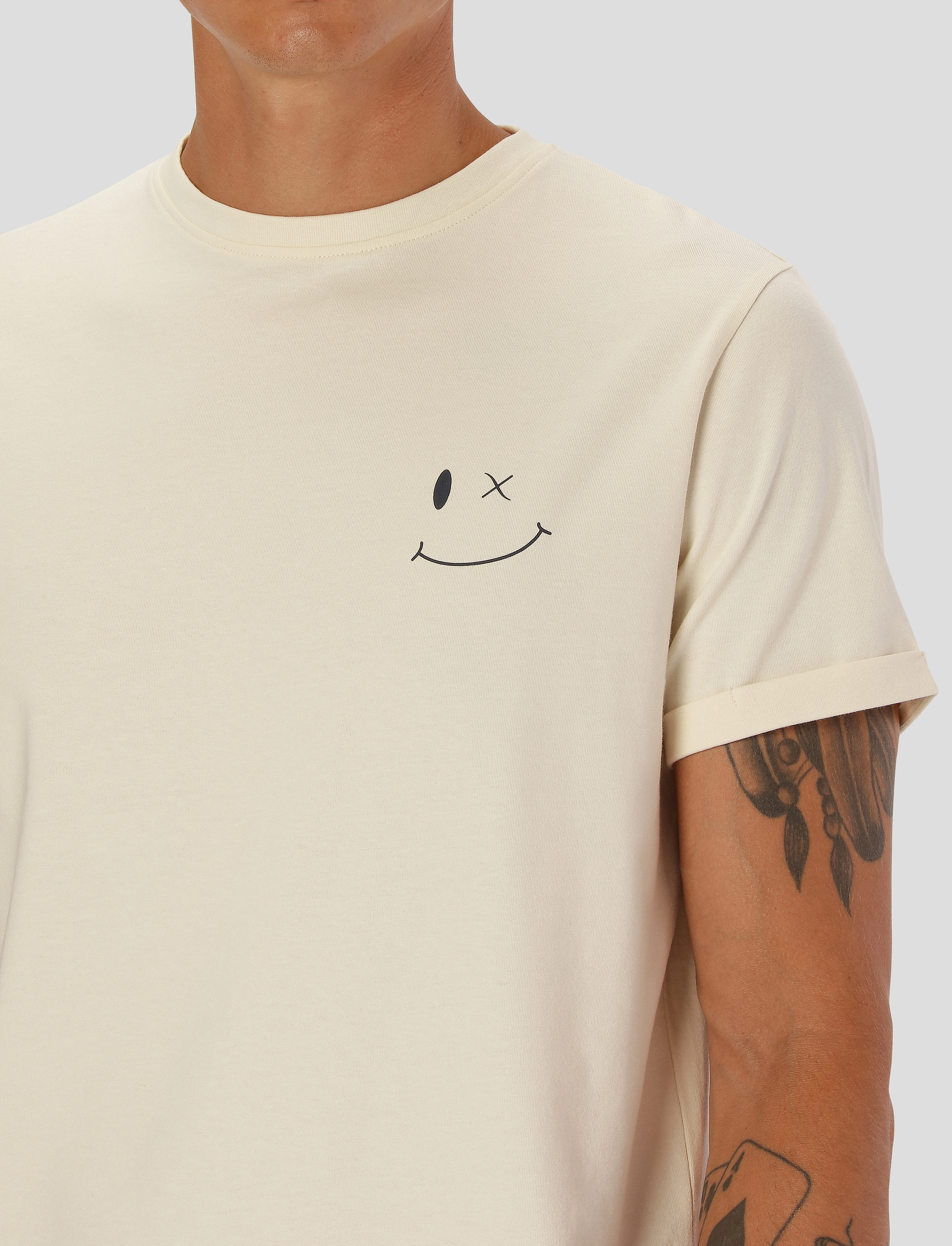 Clean Cut Copenhagen - Patrick Organic Tee - kurzärmelig - ecru - 3