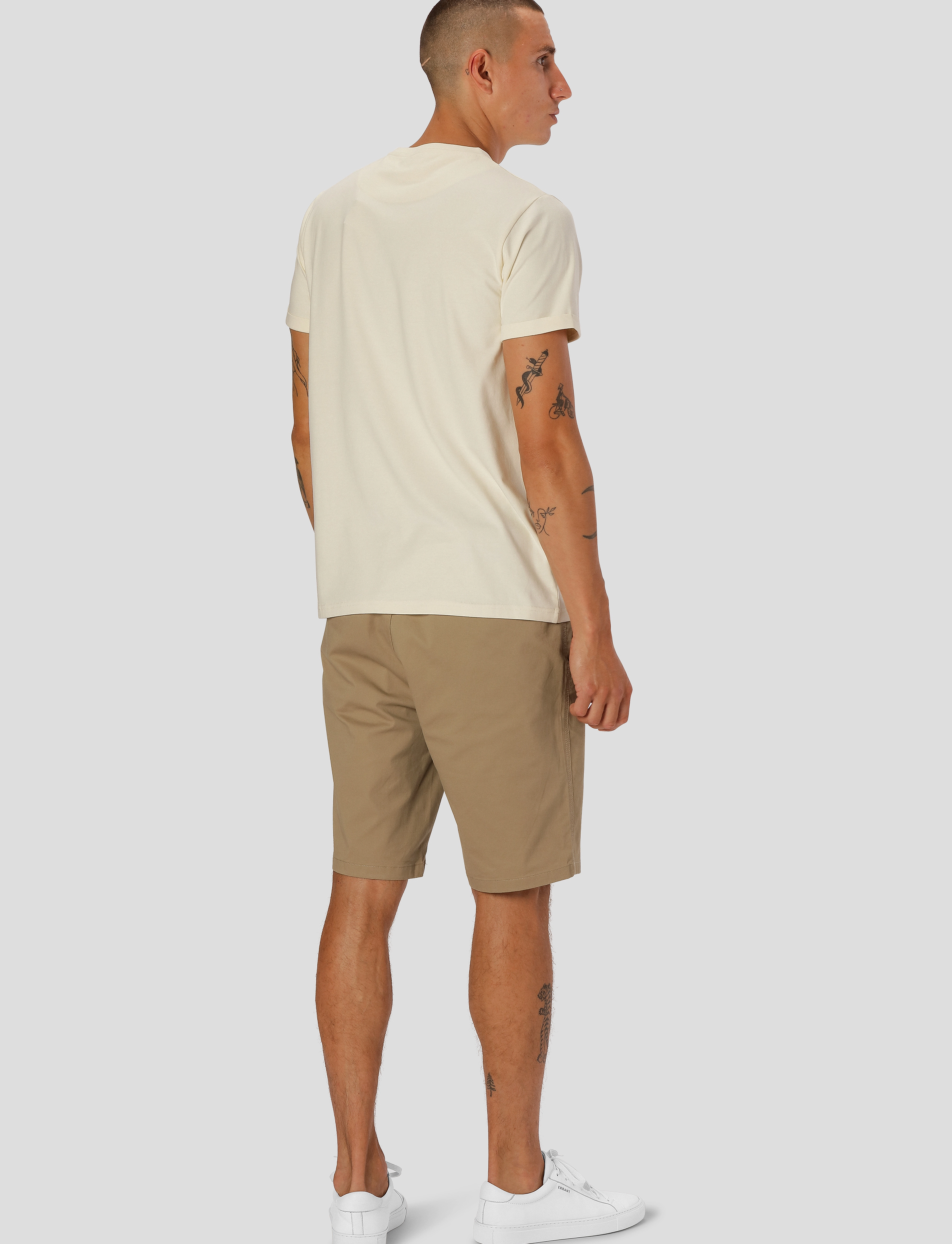 Clean Cut Copenhagen - Patrick Organic Tee - kurzärmelig - ecru - 5