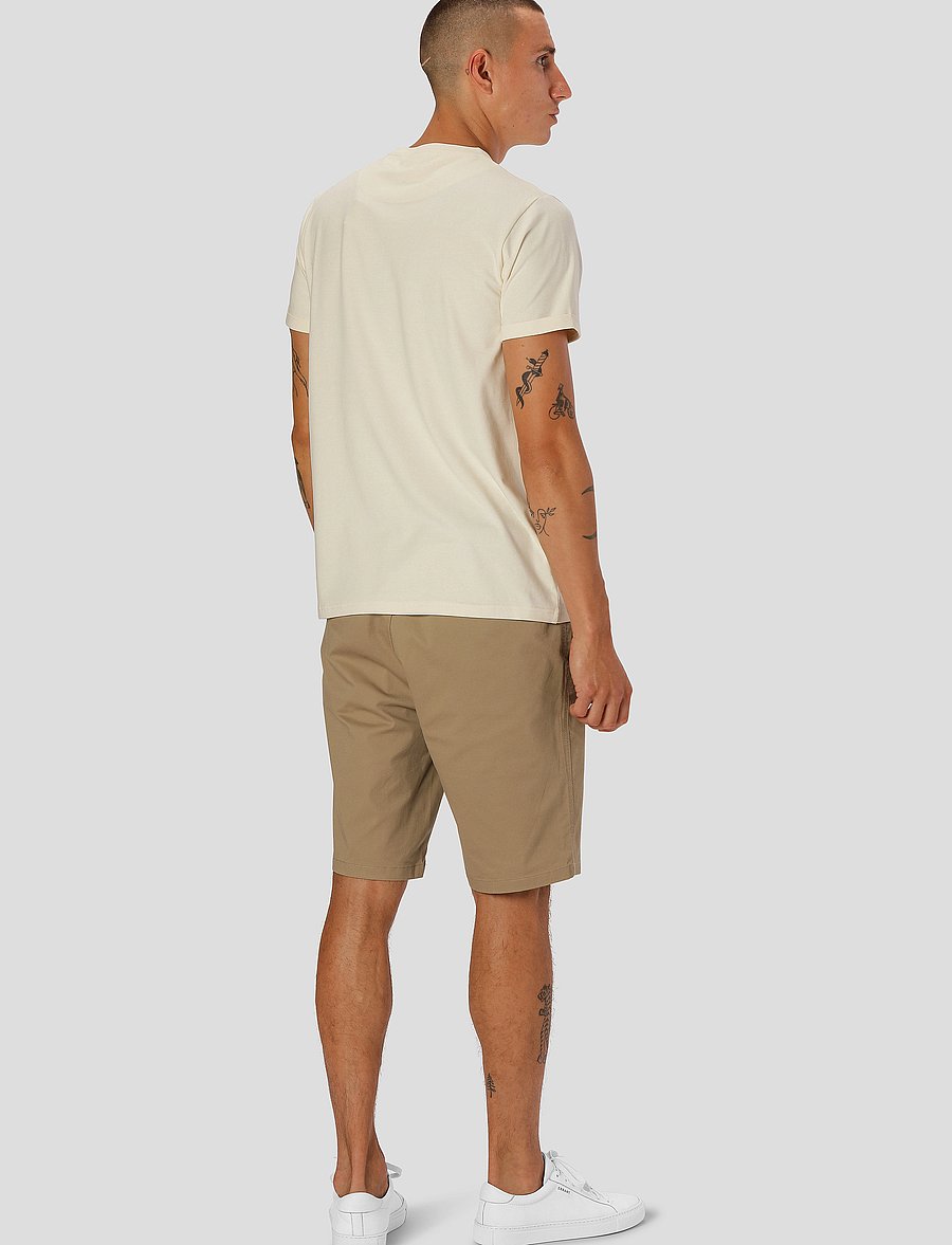 Clean Cut Copenhagen - Patrick Organic Tee - kurzärmelig - ecru - 5
