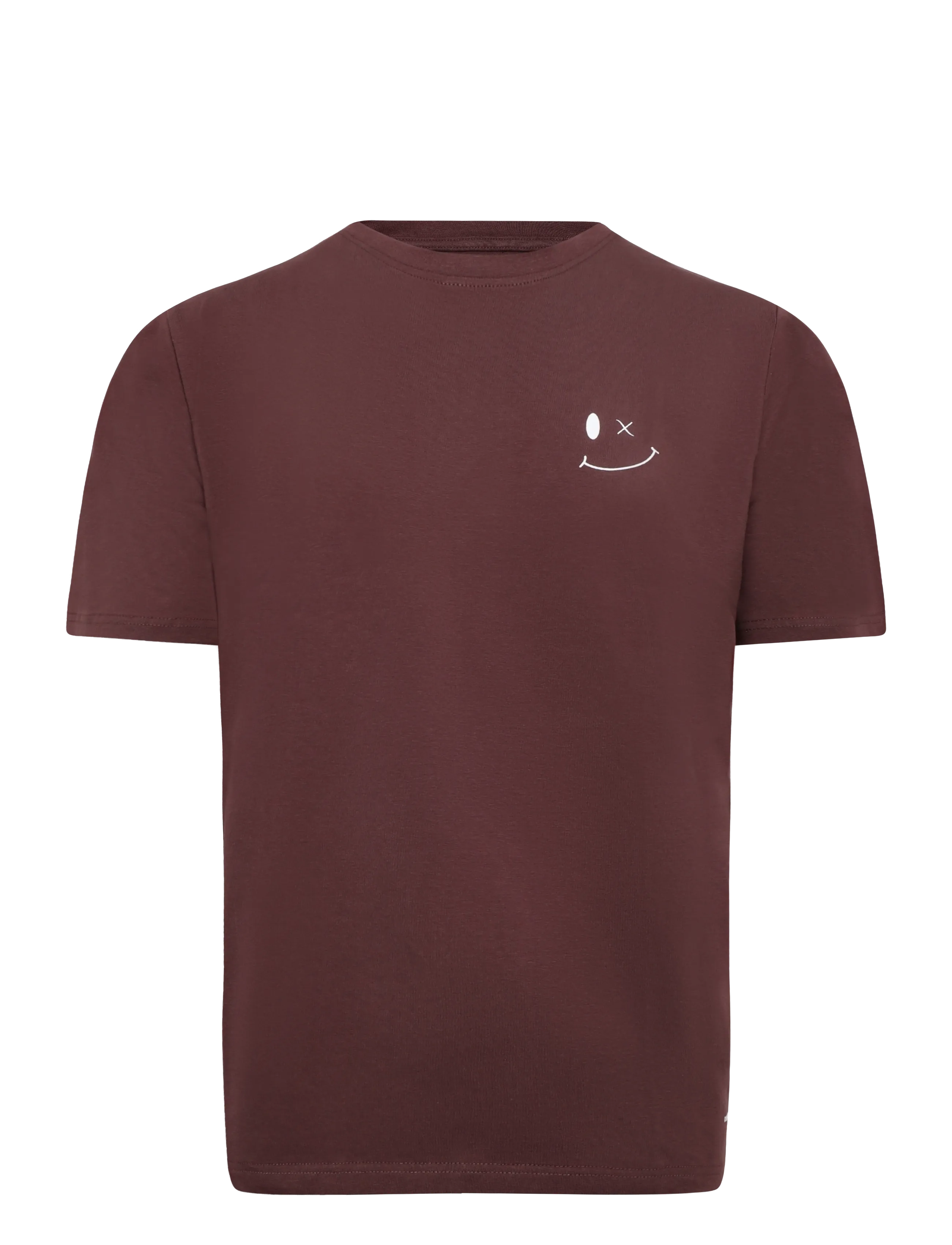Clean Cut Copenhagen Patrick Organic Tee - Clean Cut Copenhagen - HUCKLEBERRY / burgundy