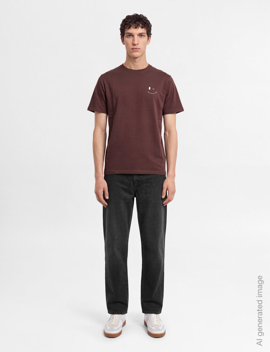 Clean Cut Copenhagen - Patrick Organic Tee - lühikeste varrukatega t-särgid - huckleberry - 0