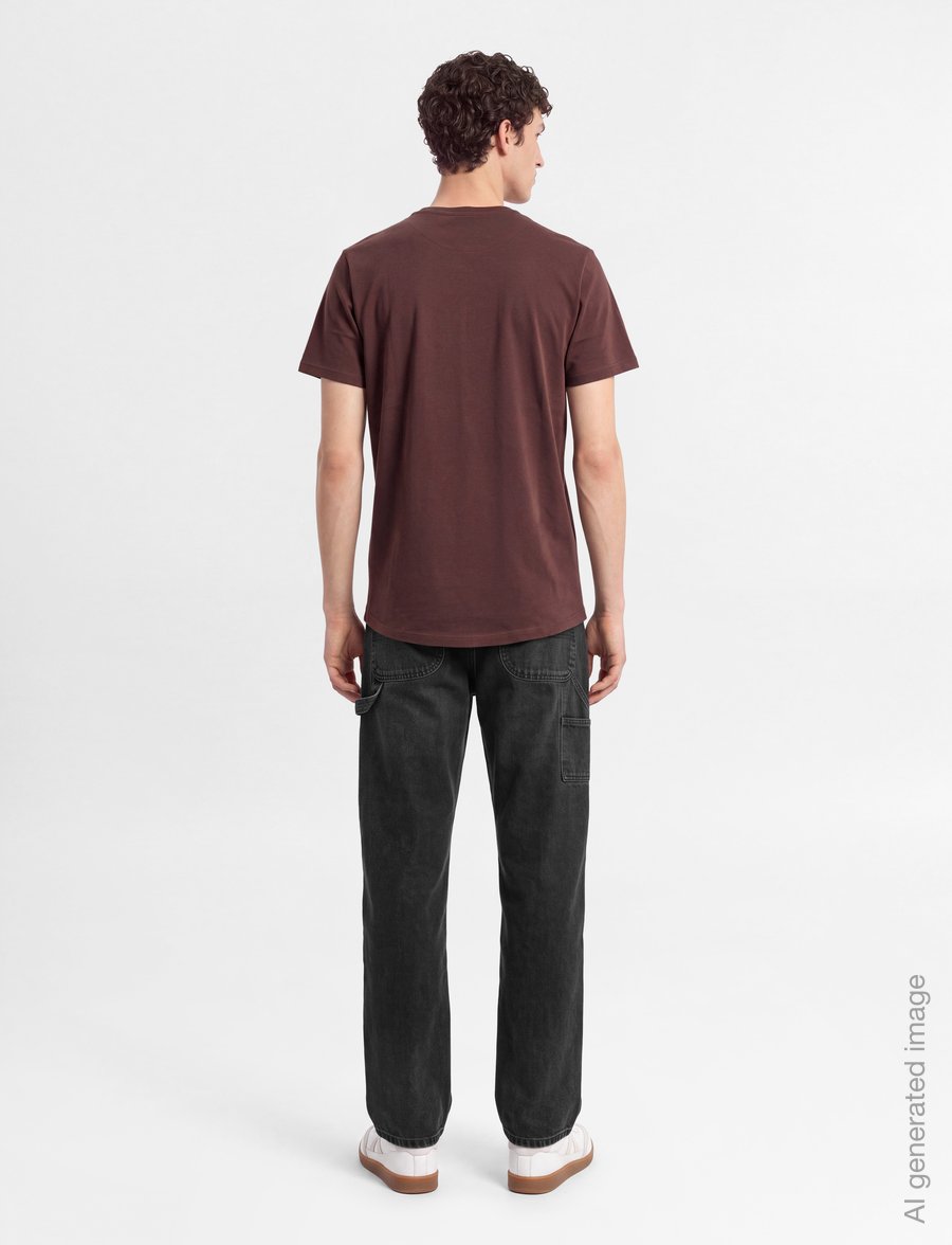 Clean Cut Copenhagen - Patrick Organic Tee - lühikeste varrukatega t-särgid - huckleberry - 4