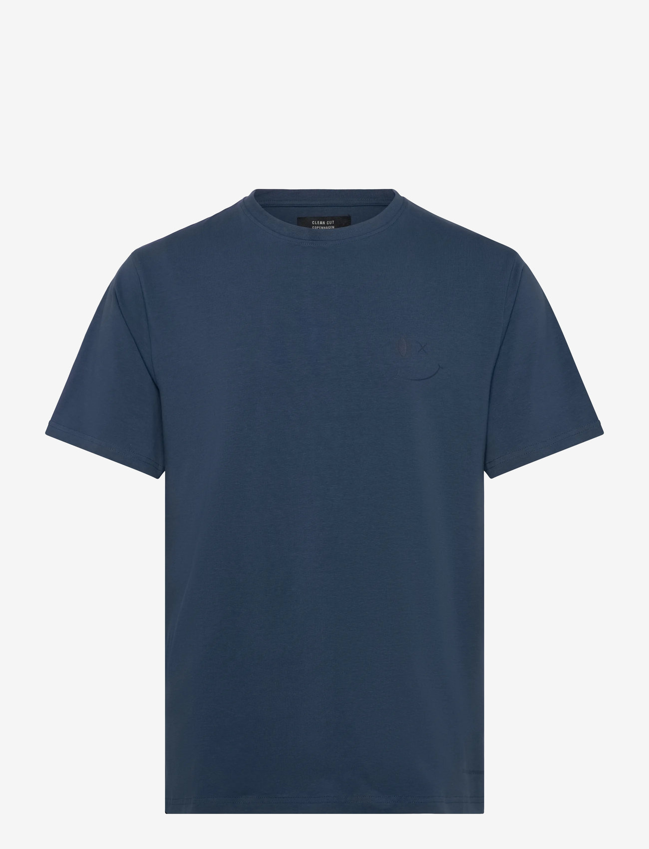 Clean Cut Copenhagen - Patrick Organic Tee - t-shirts à manches courtes - key largo blue - 0