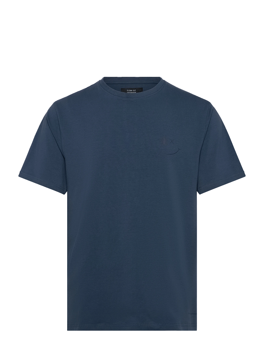 Clean Cut Copenhagen - Patrick Organic Tee - kurzärmelig - key largo blue - 0