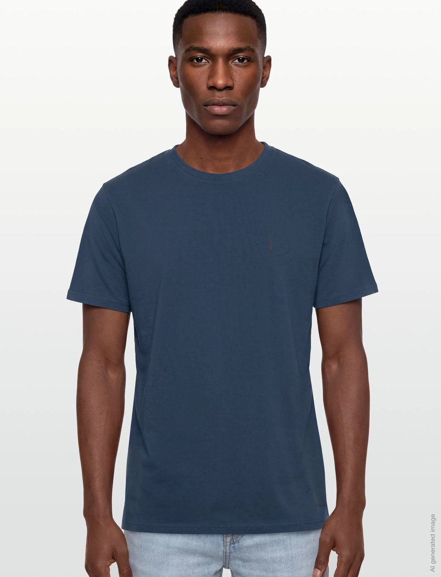 Clean Cut Copenhagen - Patrick Organic Tee - kortærmede t-shirts - key largo blue - 3