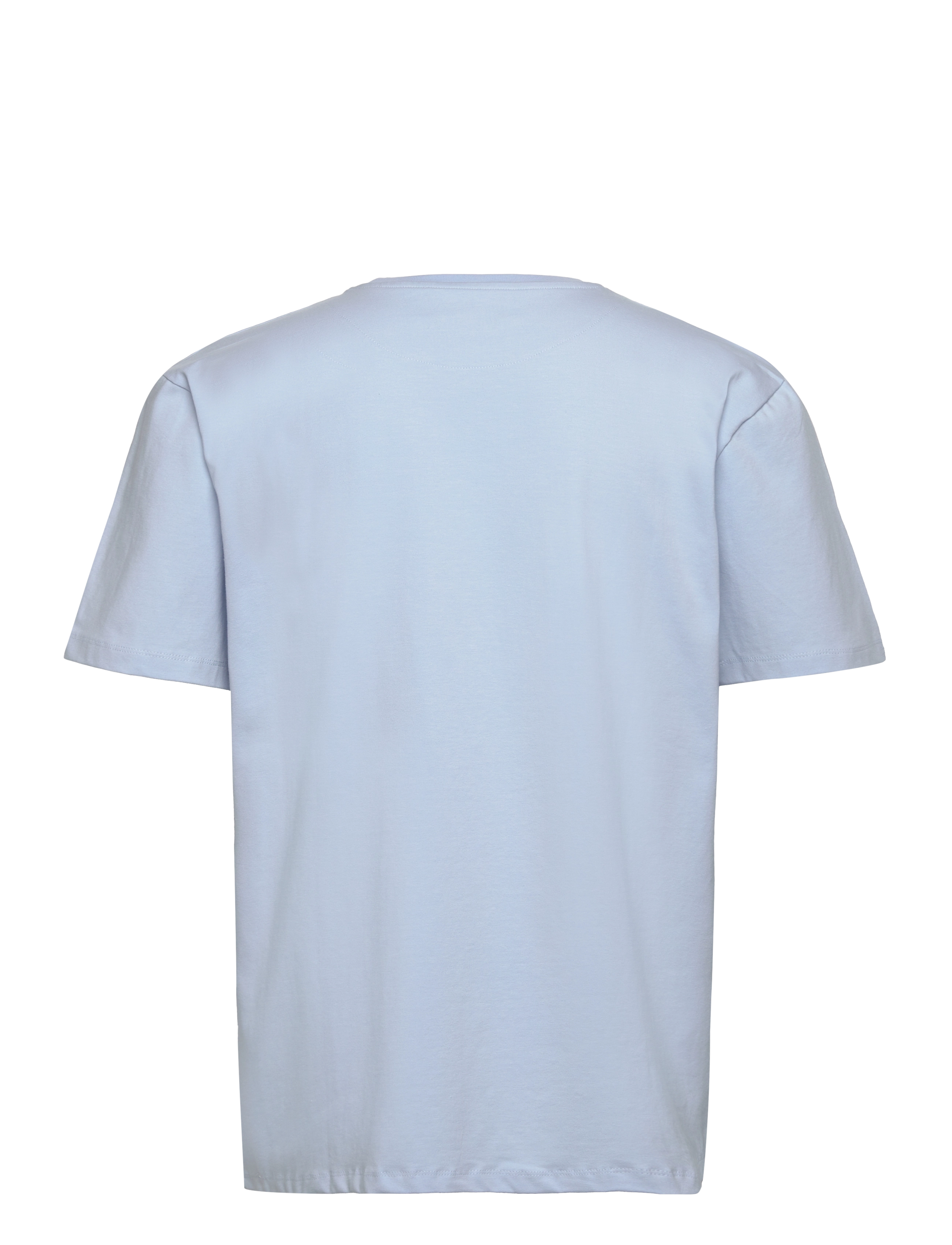 Clean Cut Copenhagen - Patrick Organic Tee - short-sleeved t-shirts - light blue - 2