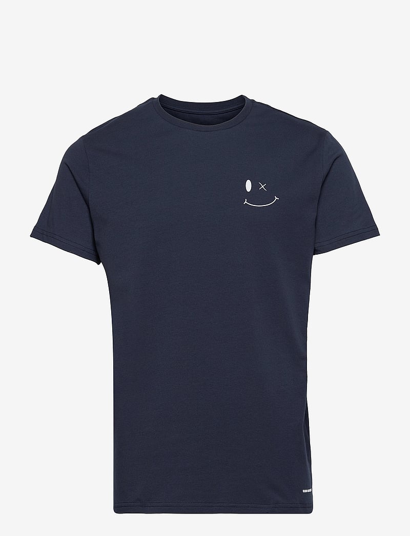 Clean Cut Copenhagen - Patrick Organic Tee - kortärmade t-shirts - navy - 1