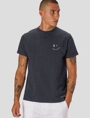 Clean Cut Copenhagen - Patrick Organic Tee - t-shirts à manches courtes - navy - 0