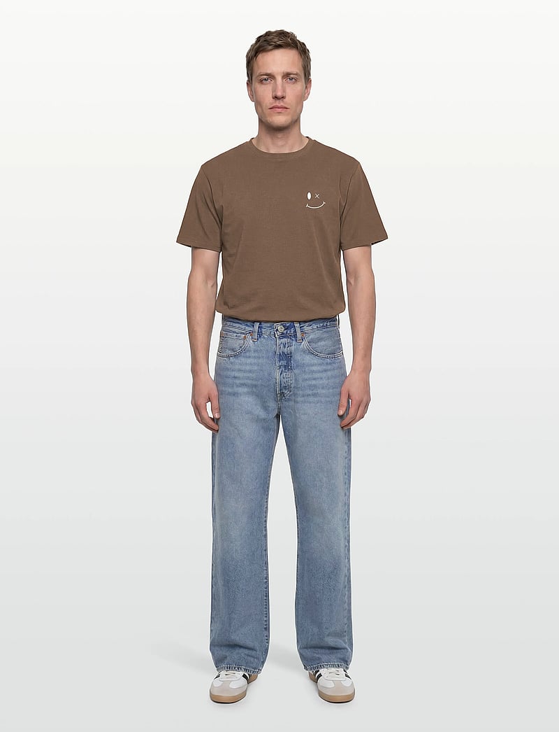 Clean Cut Copenhagen - Patrick Organic Tee - kortærmede t-shirts - shitake - 0