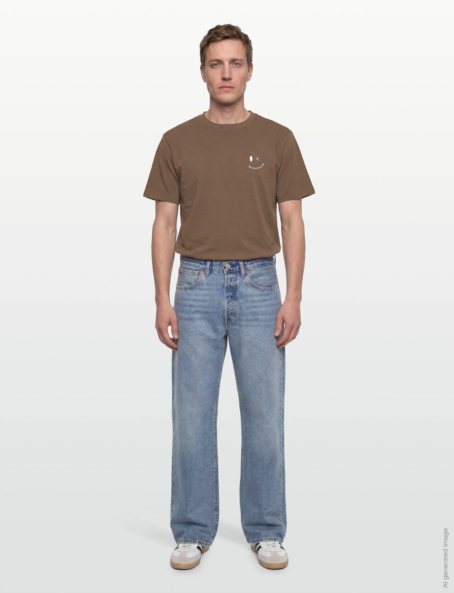 Clean Cut Copenhagen - Patrick Organic Tee - kurzärmelig - shitake - 0