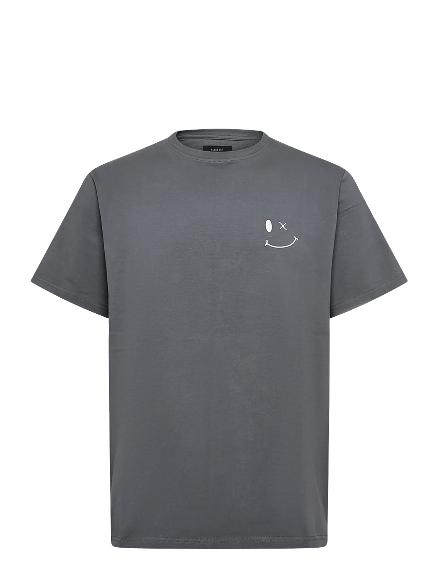 Clean Cut Copenhagen - Patrick Organic Tee - kortærmede t-shirts - turbulence - 0