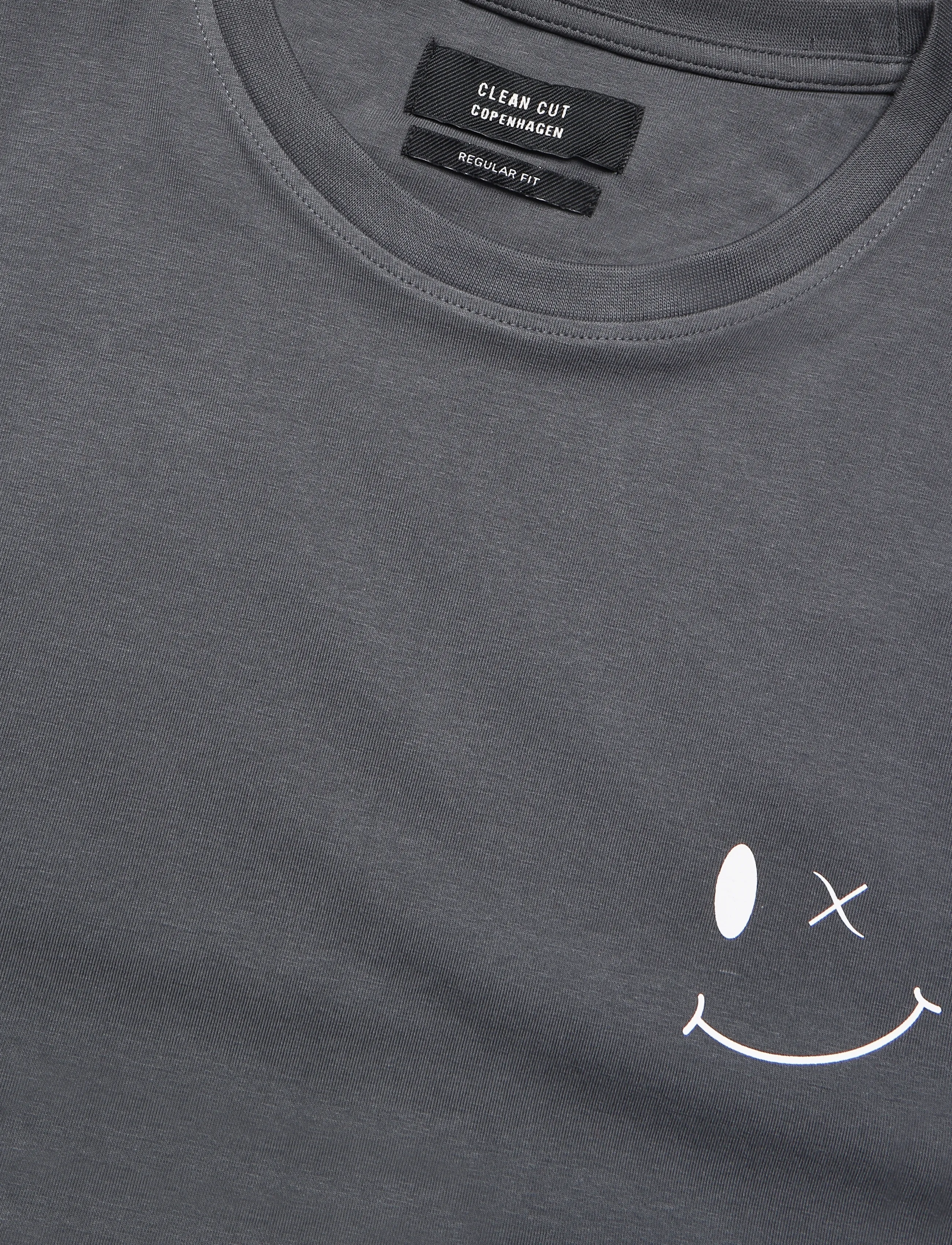 Clean Cut Copenhagen - Patrick Organic Tee - kortærmede t-shirts - turbulence - 2