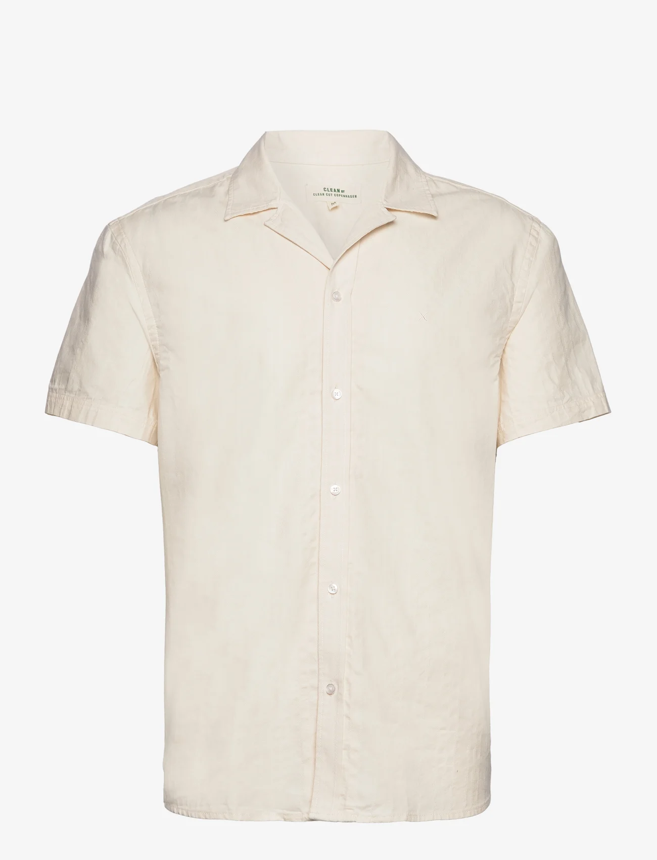 Clean Cut Copenhagen - Clean Bowling Rio S/S - short-sleeved t-shirts - ecru - 0
