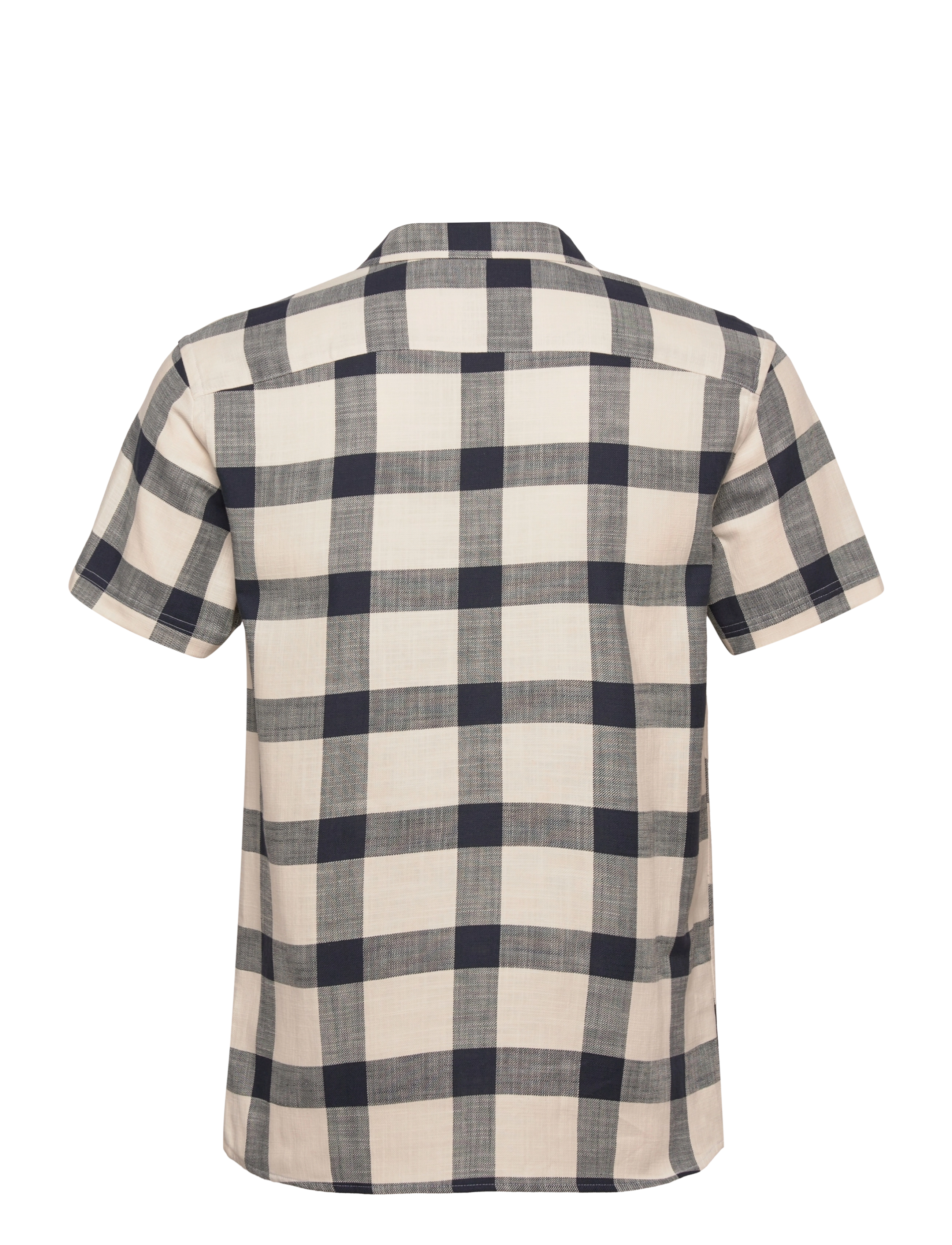 Clean Cut Copenhagen - Bowling Checked S/S - navy / ecru - 1