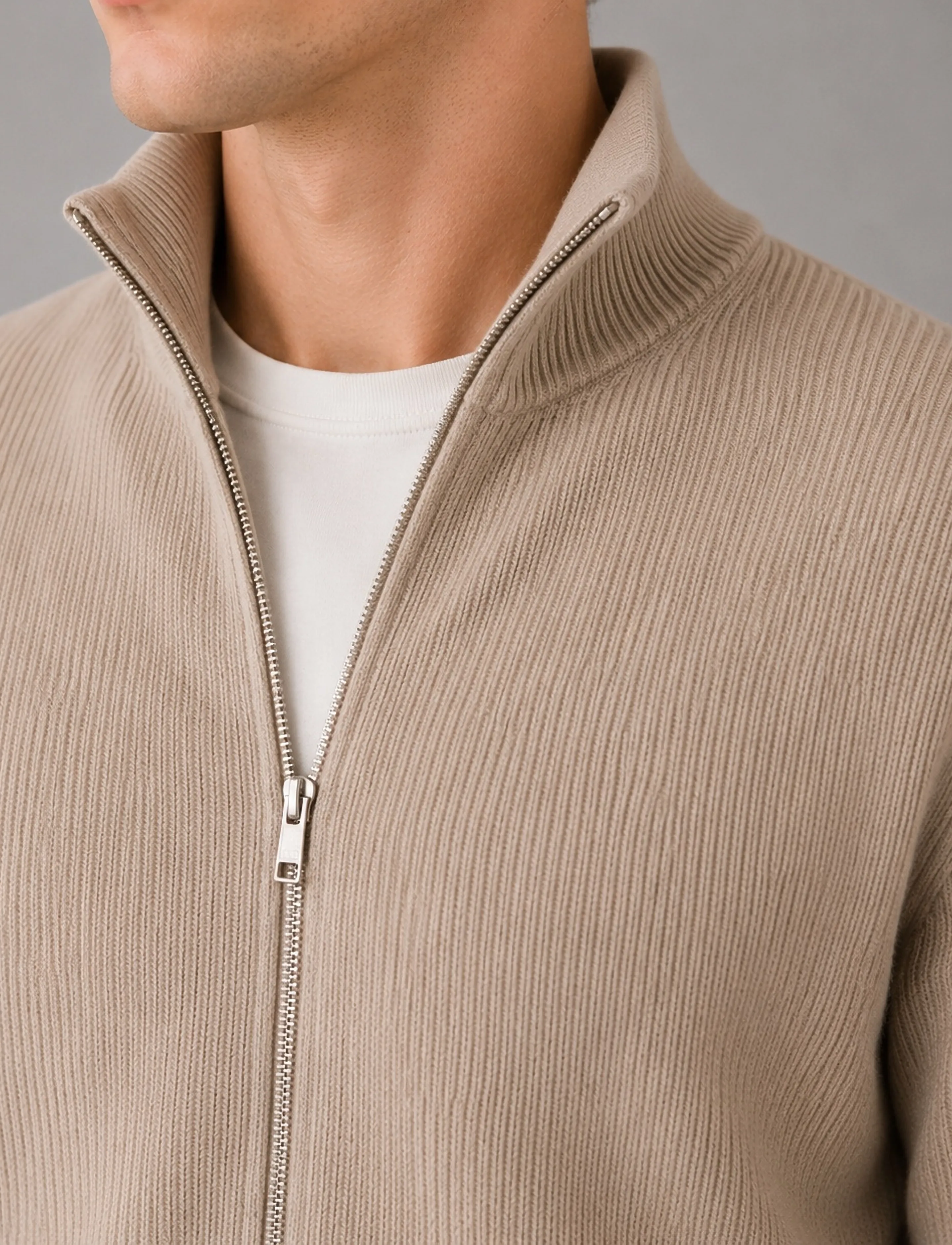 Clean Cut Copenhagen - Mario cardigan - lukuga džemprid - brindle beige - 3