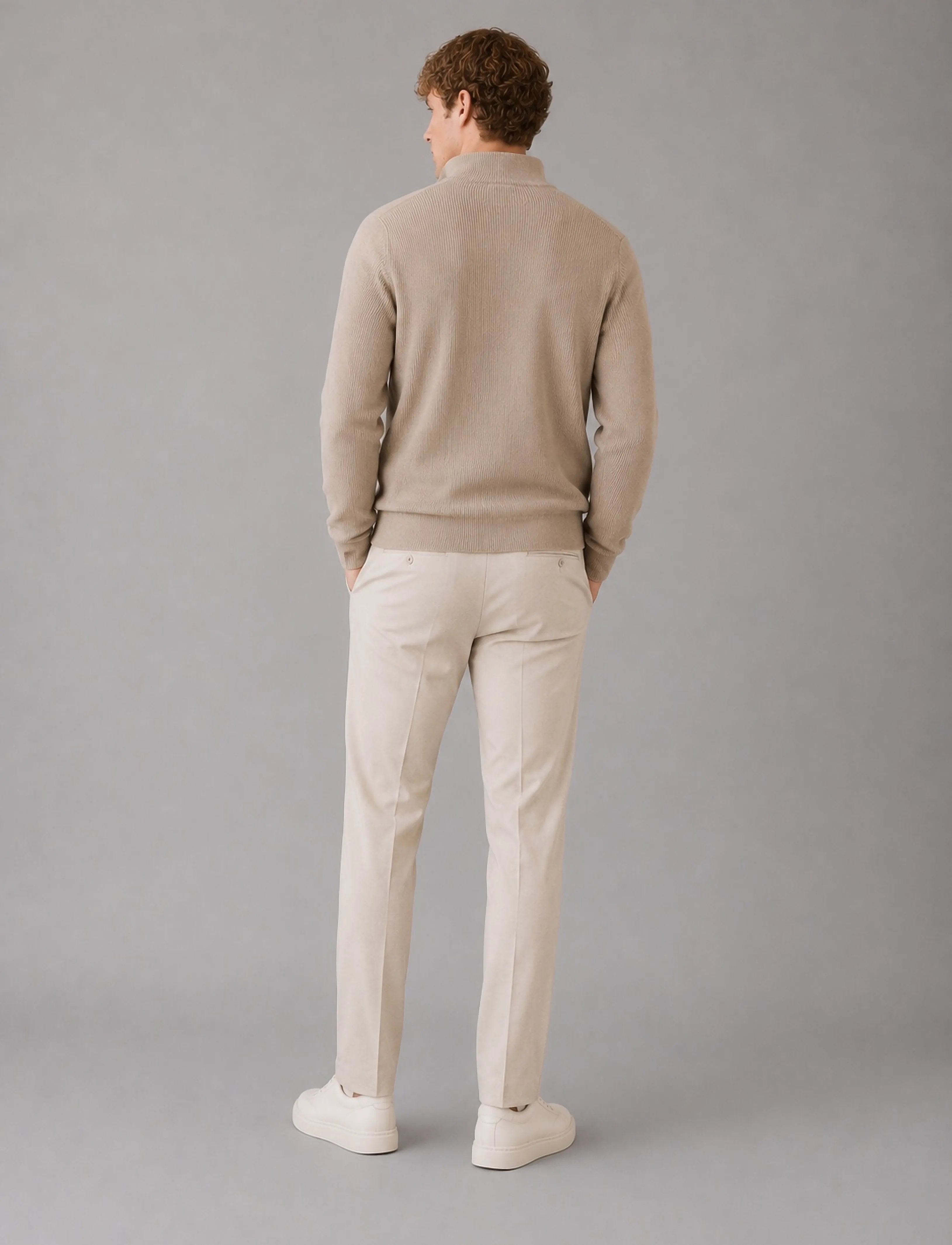 Clean Cut Copenhagen - Mario cardigan - lukuga džemprid - brindle beige - 5