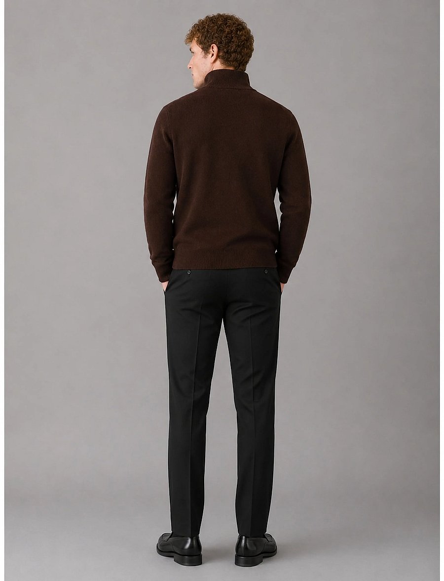 Clean Cut Copenhagen - Mario cardigan - full zip jumpers - dark brown - 5