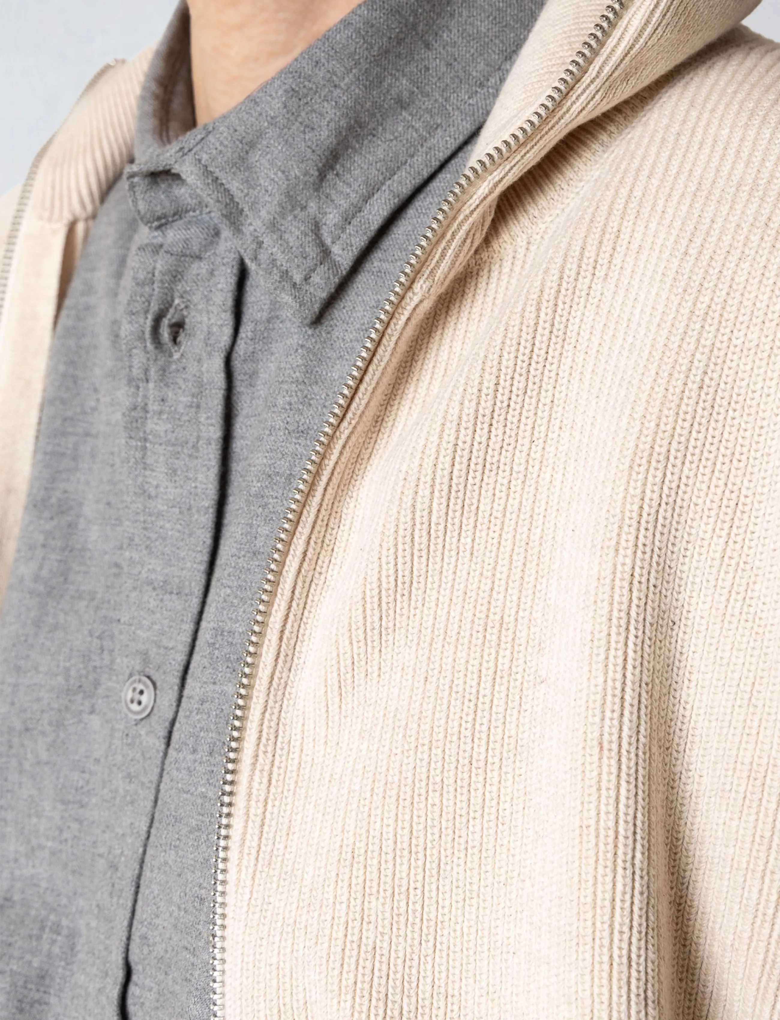 Clean Cut Copenhagen - Mario cardigan - geburtstagsgeschenke - ecru melange - 4