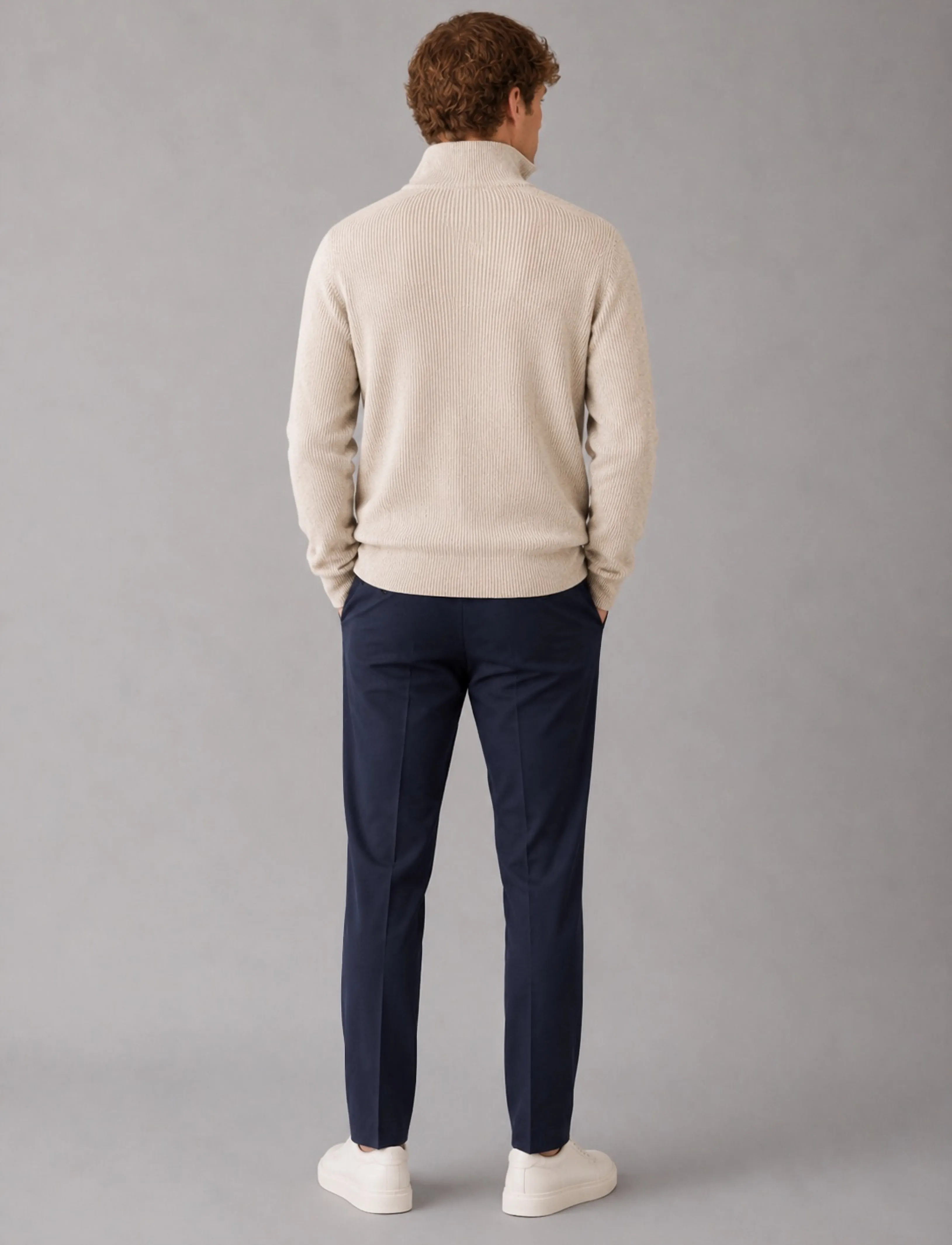Clean Cut Copenhagen - Mario cardigan - full zip tröjor - ecru melange - 5