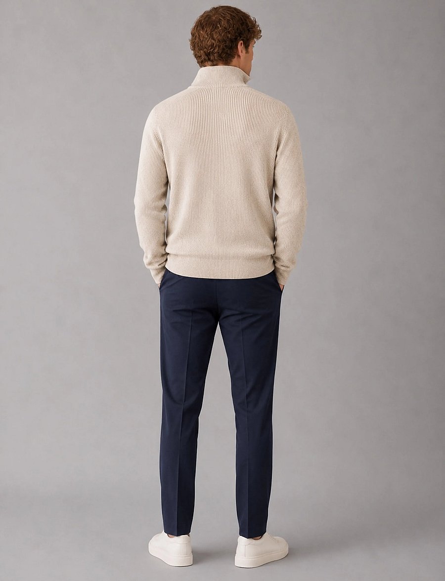 Clean Cut Copenhagen - Mario cardigan - full zip tröjor - ecru melange - 5