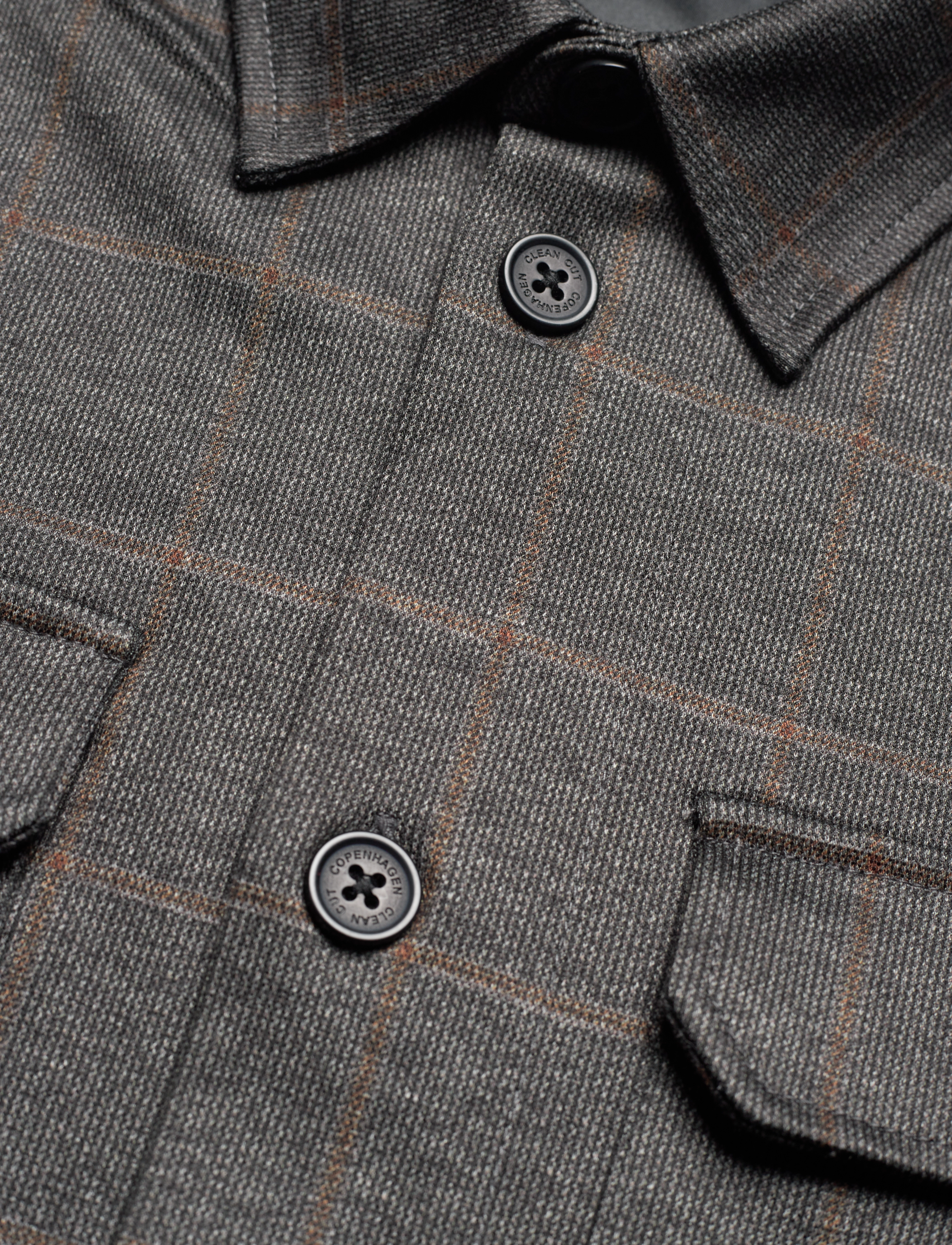 Clean Cut Copenhagen - Fintley Overshirt - brown checked - 3