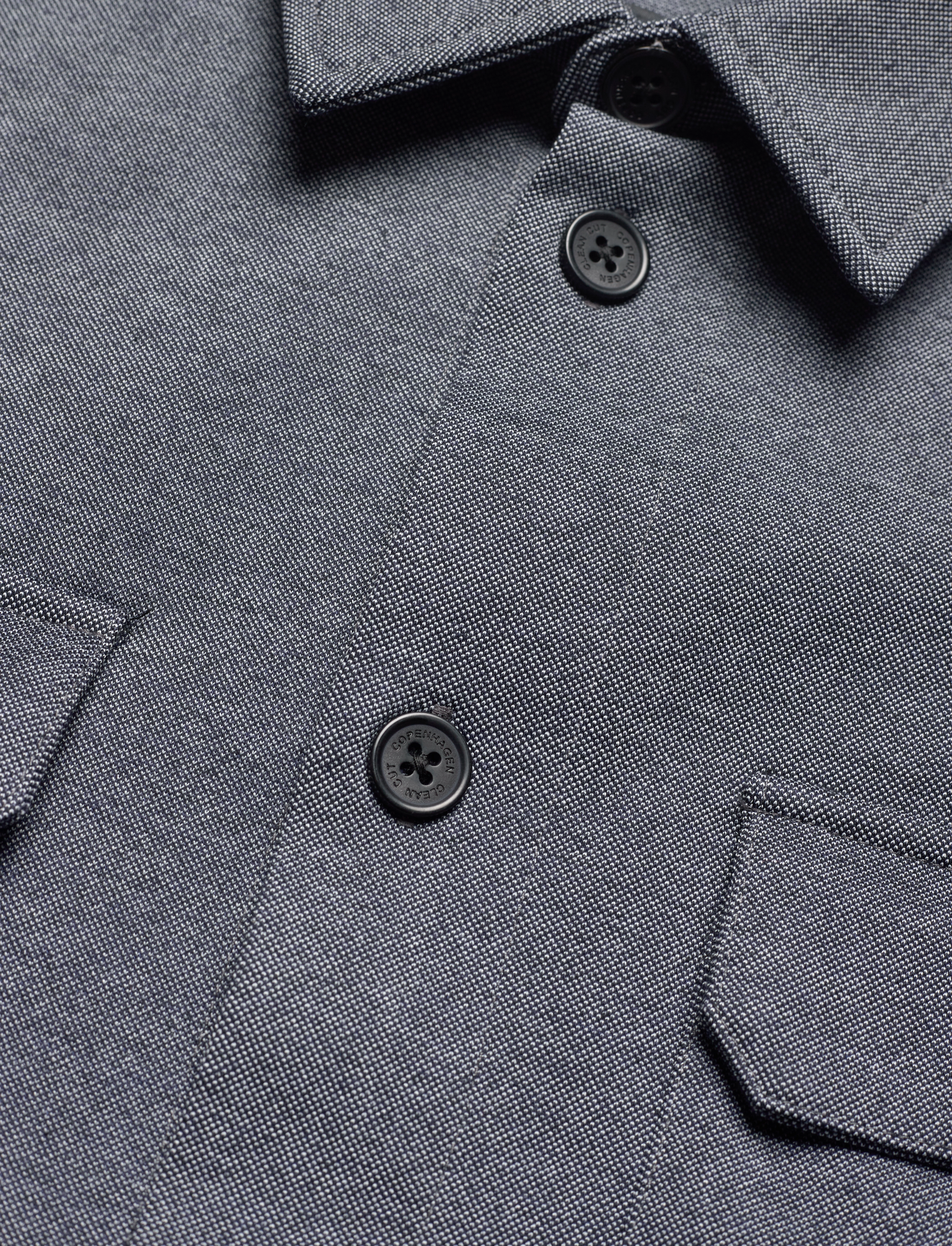 Clean Cut Copenhagen - Milano Pocket Jacket - denim melange - 3