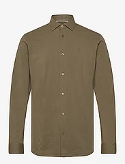 Clean Cut Copenhagen - Clean Formal Stretch Shirt LS - formele overhemden - army - 1