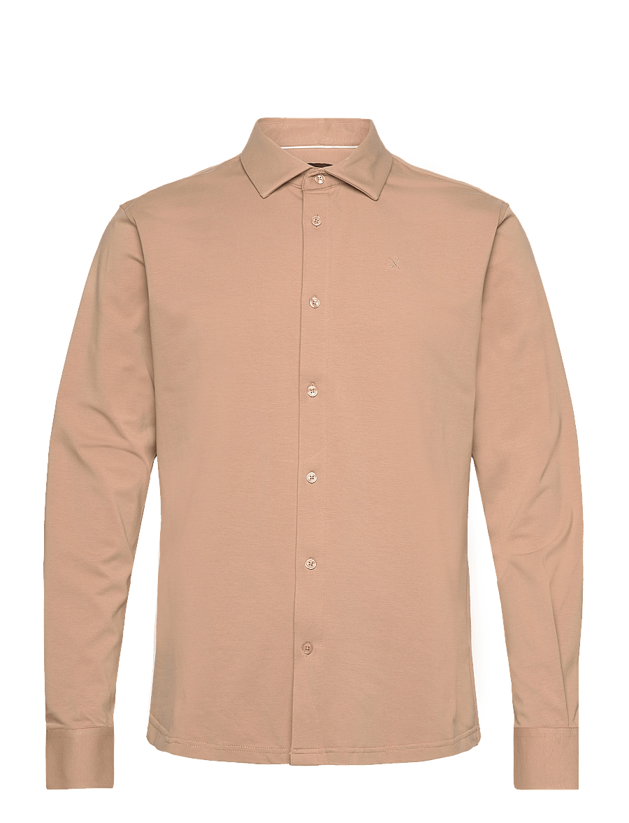 Clean Cut Copenhagen - Clean Formal Stretch Shirt L/S - formelle hemden - warm sand - 1