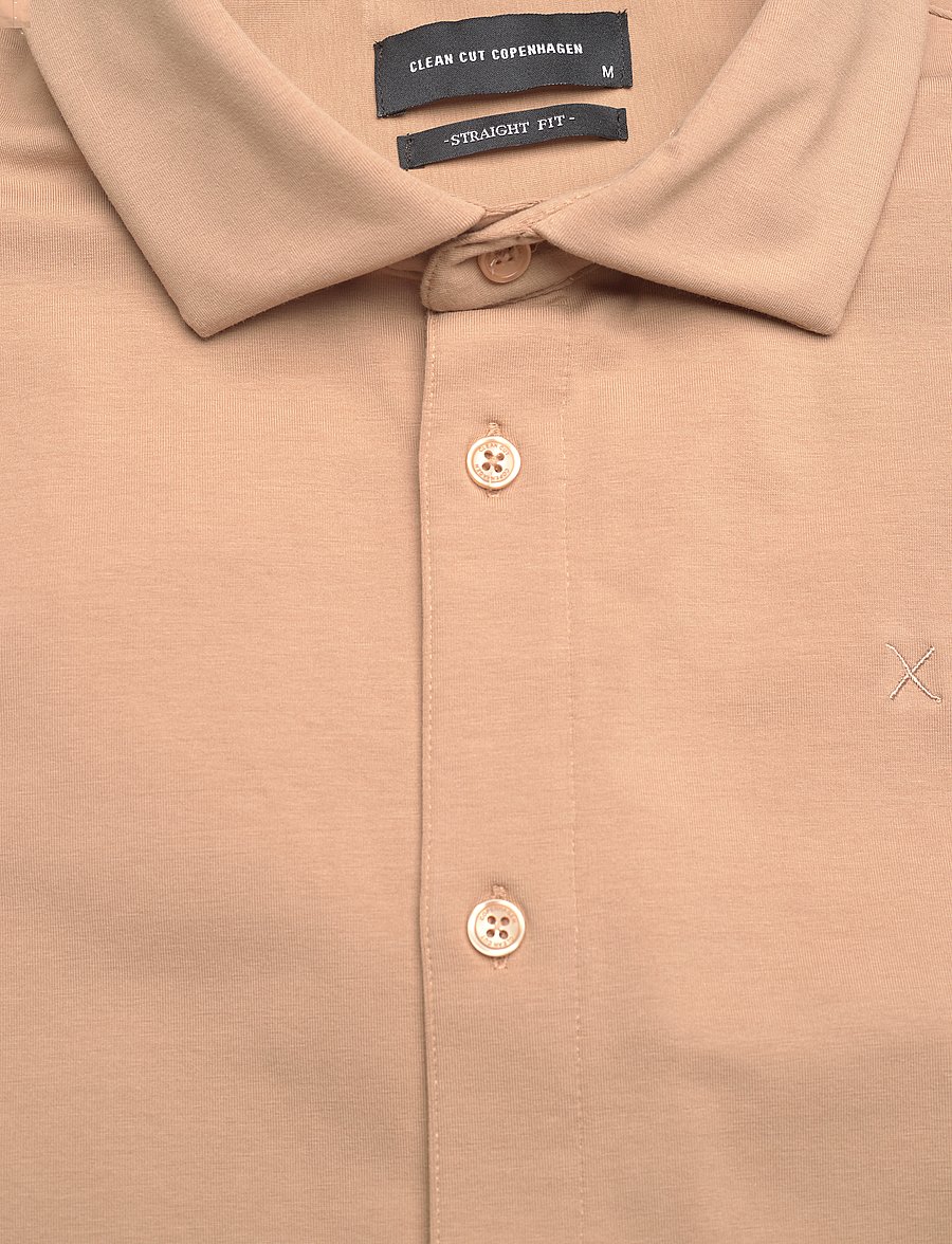 Clean Cut Copenhagen - Clean Formal Stretch Shirt L/S - formelle hemden - warm sand - 3
