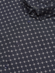 Clean Cut Copenhagen - Hudson AOP Stretch Shirt LS - checkered shirts - navy flower - 3