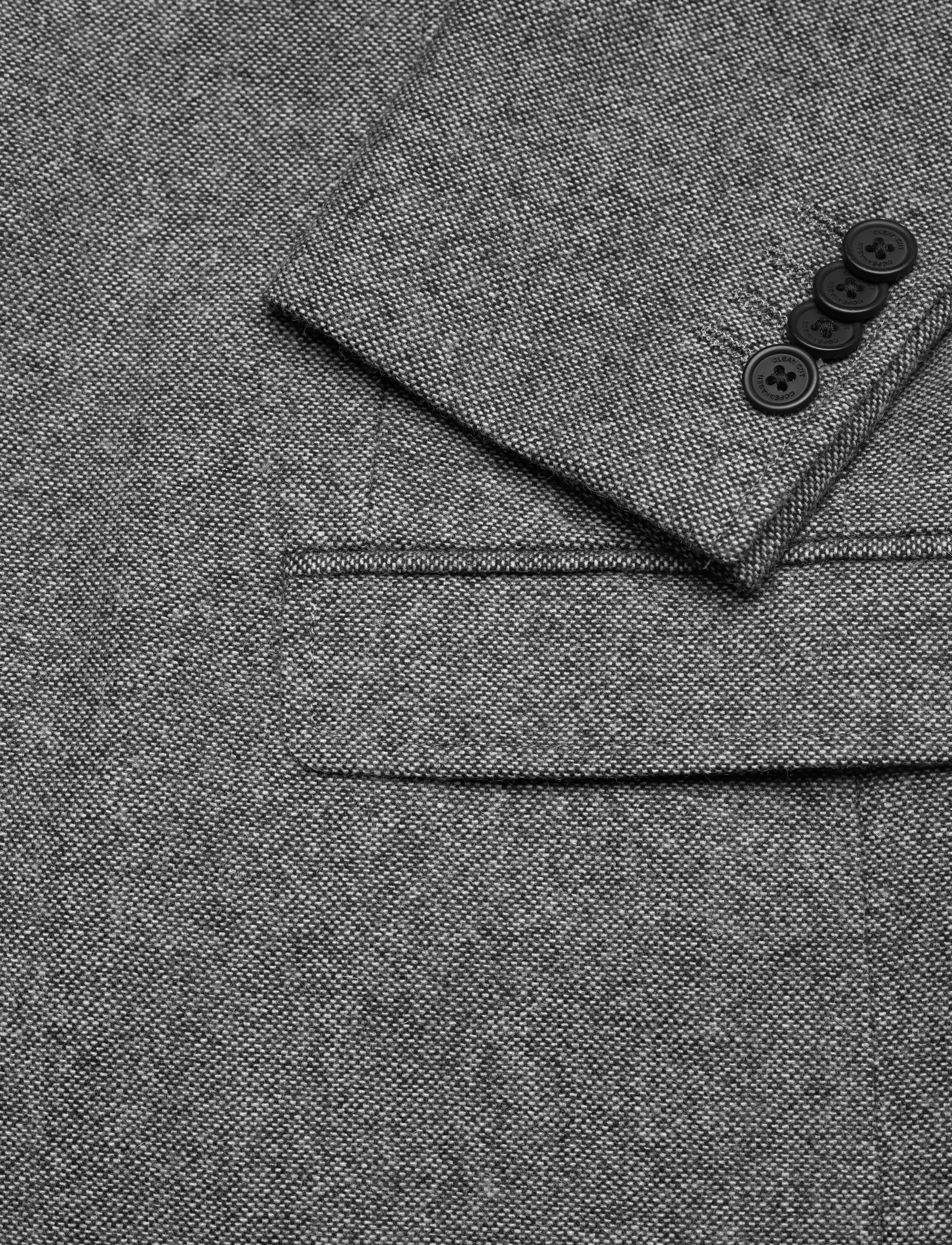 Clean Cut Copenhagen - Santos Wool Blazer - black mix - 5
