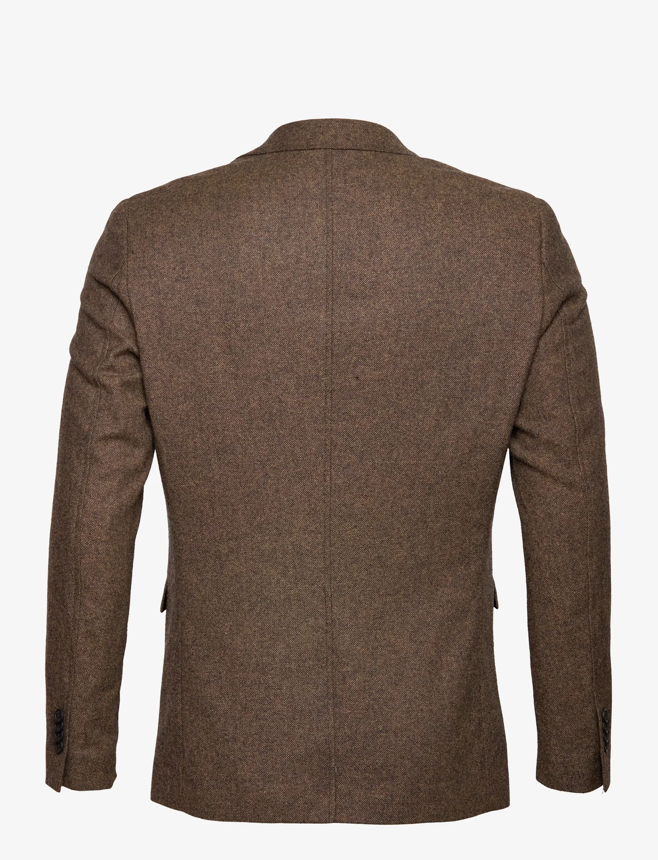 Clean Cut Copenhagen - Santos Wool Blazer - double breasted blazers - brown mix - 1