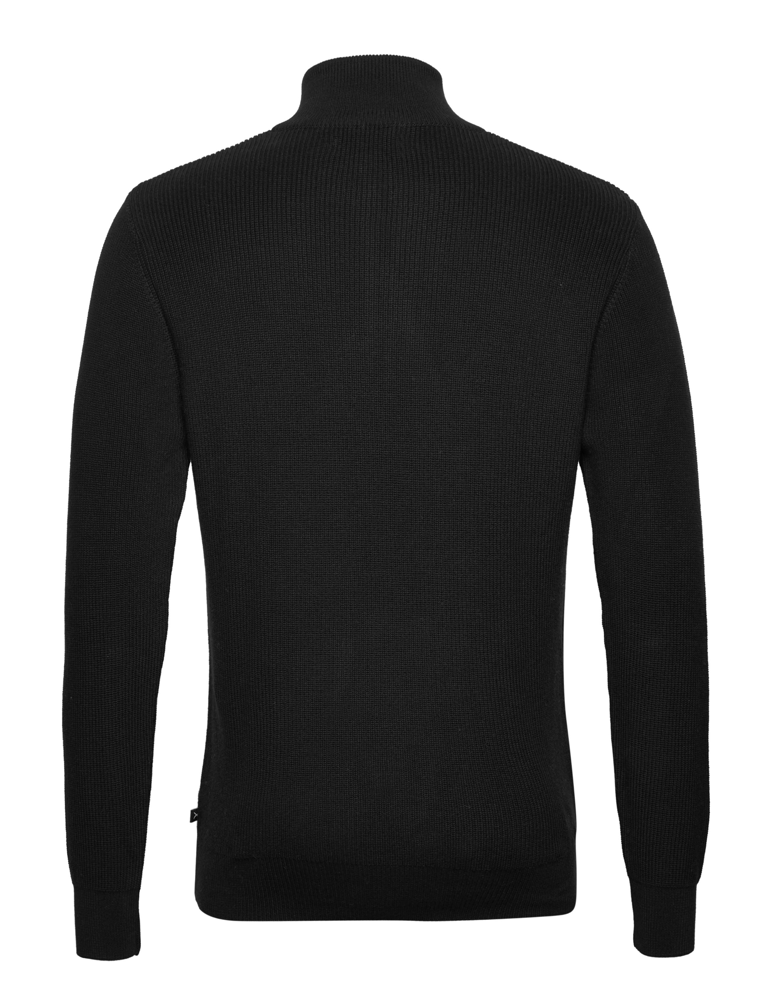 Clean Cut Copenhagen - Mario half-zip knit - black - 2