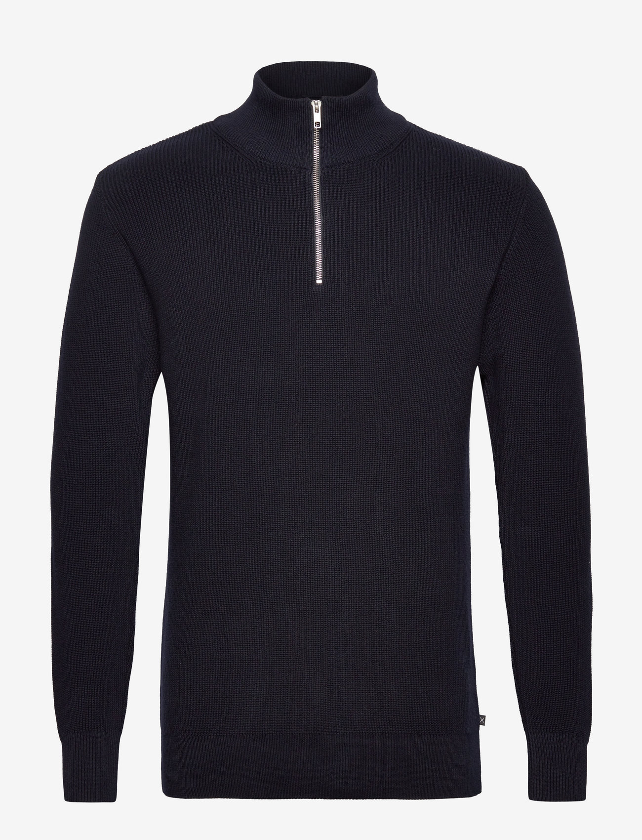 Clean Cut Copenhagen - Mario half-zip knit - dark navy - 1