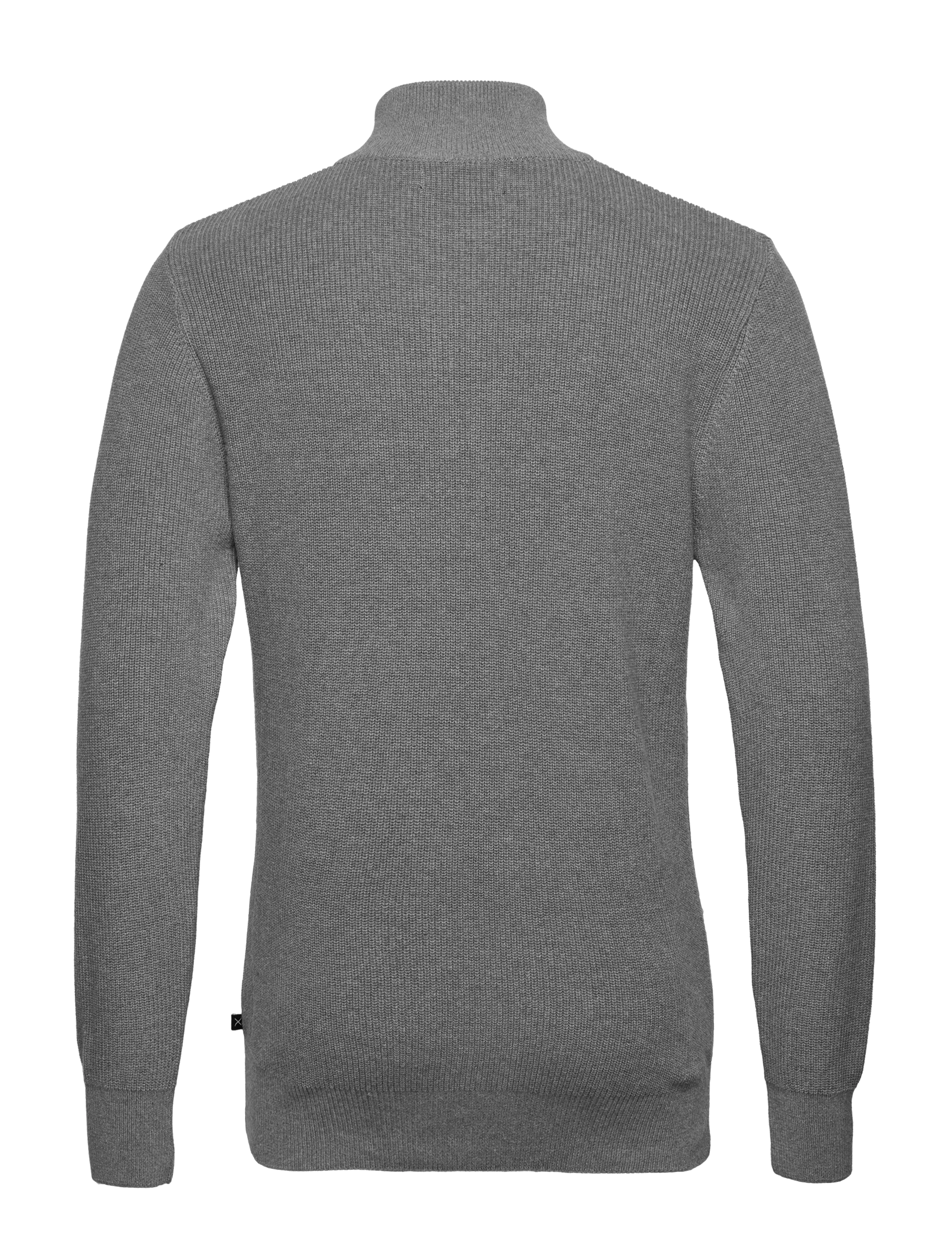 Clean Cut Copenhagen - Mario half-zip knit - light grey mel - 2