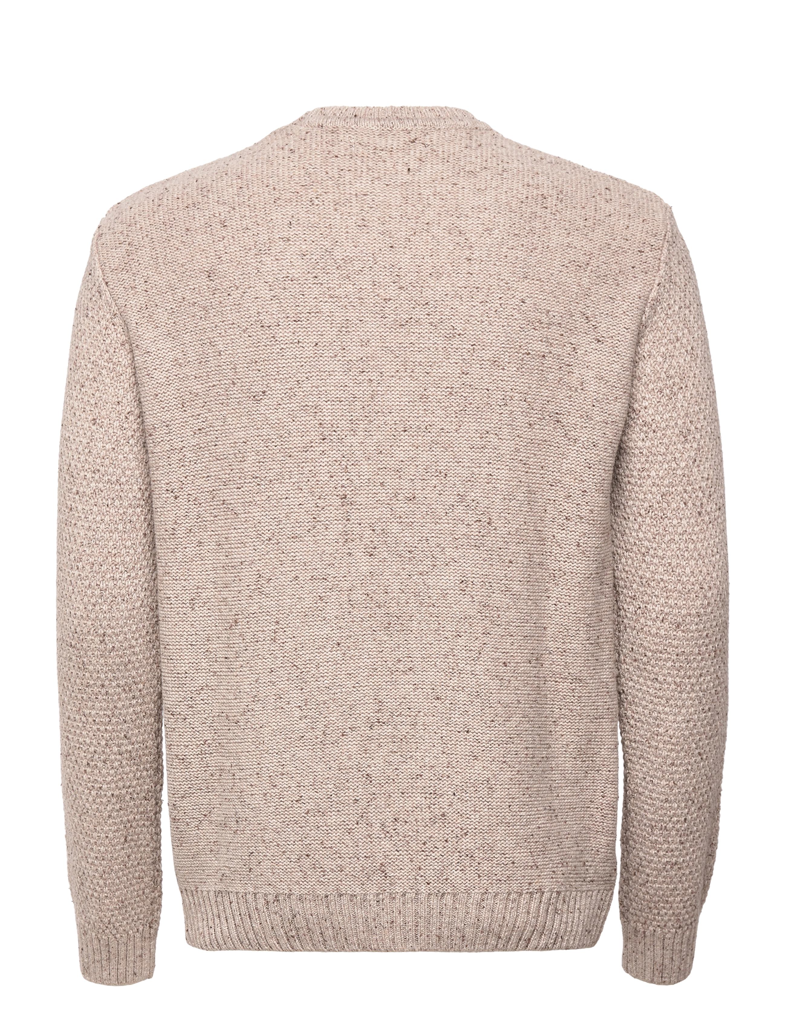 Clean Cut Copenhagen - Roberto O-Neck Knit - beige mix - 1