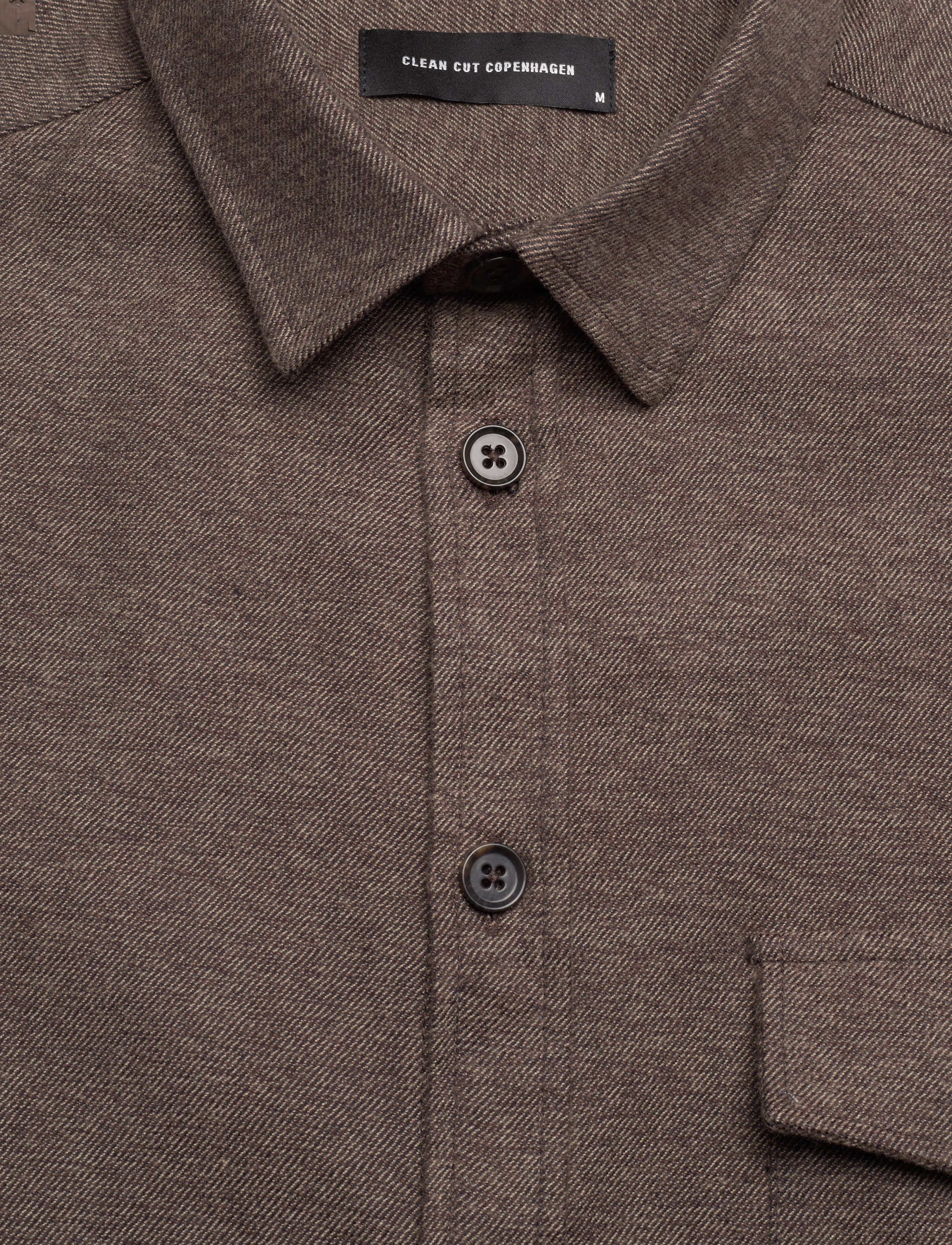 Clean Cut Copenhagen - Jayden Overshirt - brown mix - 2
