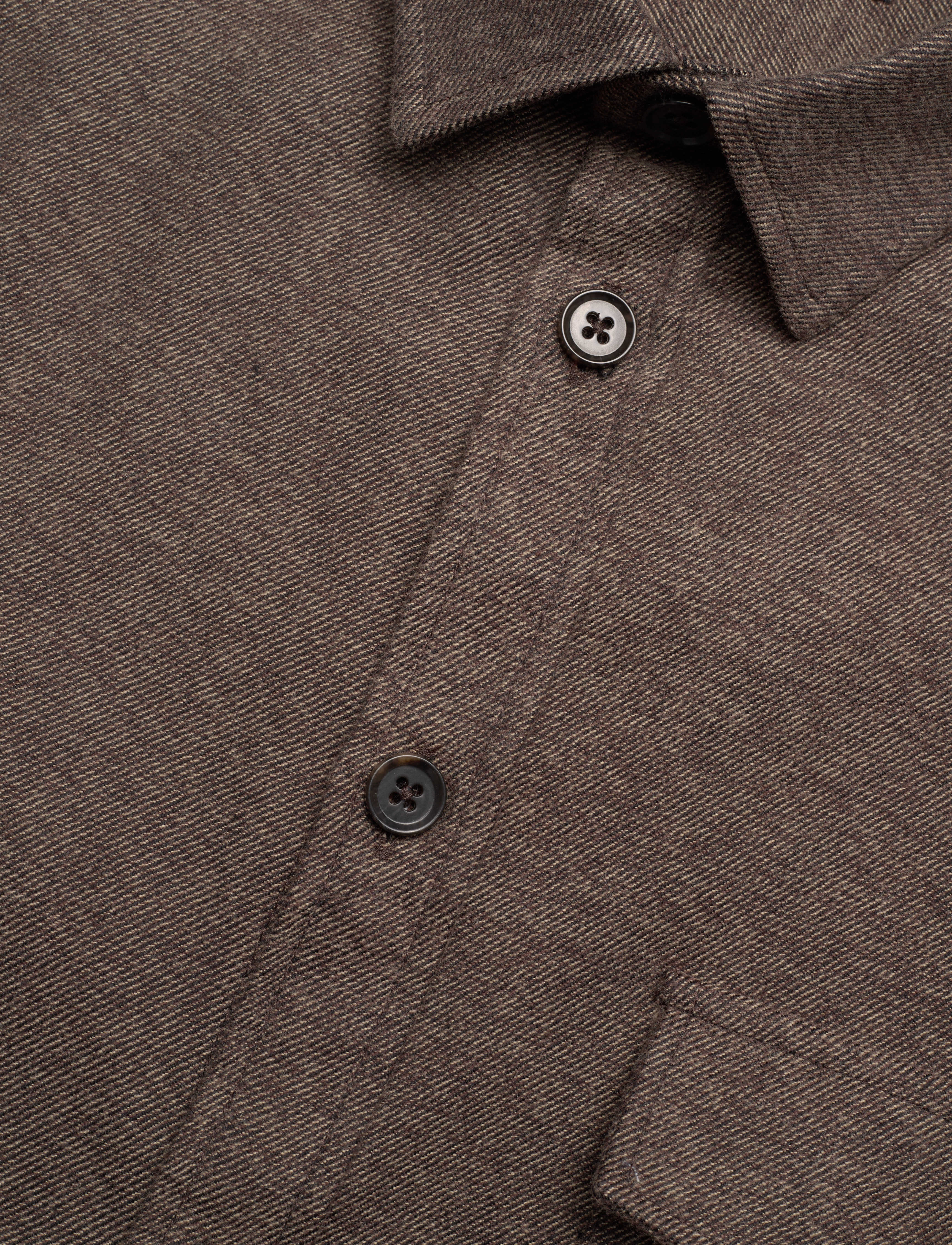 Clean Cut Copenhagen - Jayden Overshirt - brown mix - 3