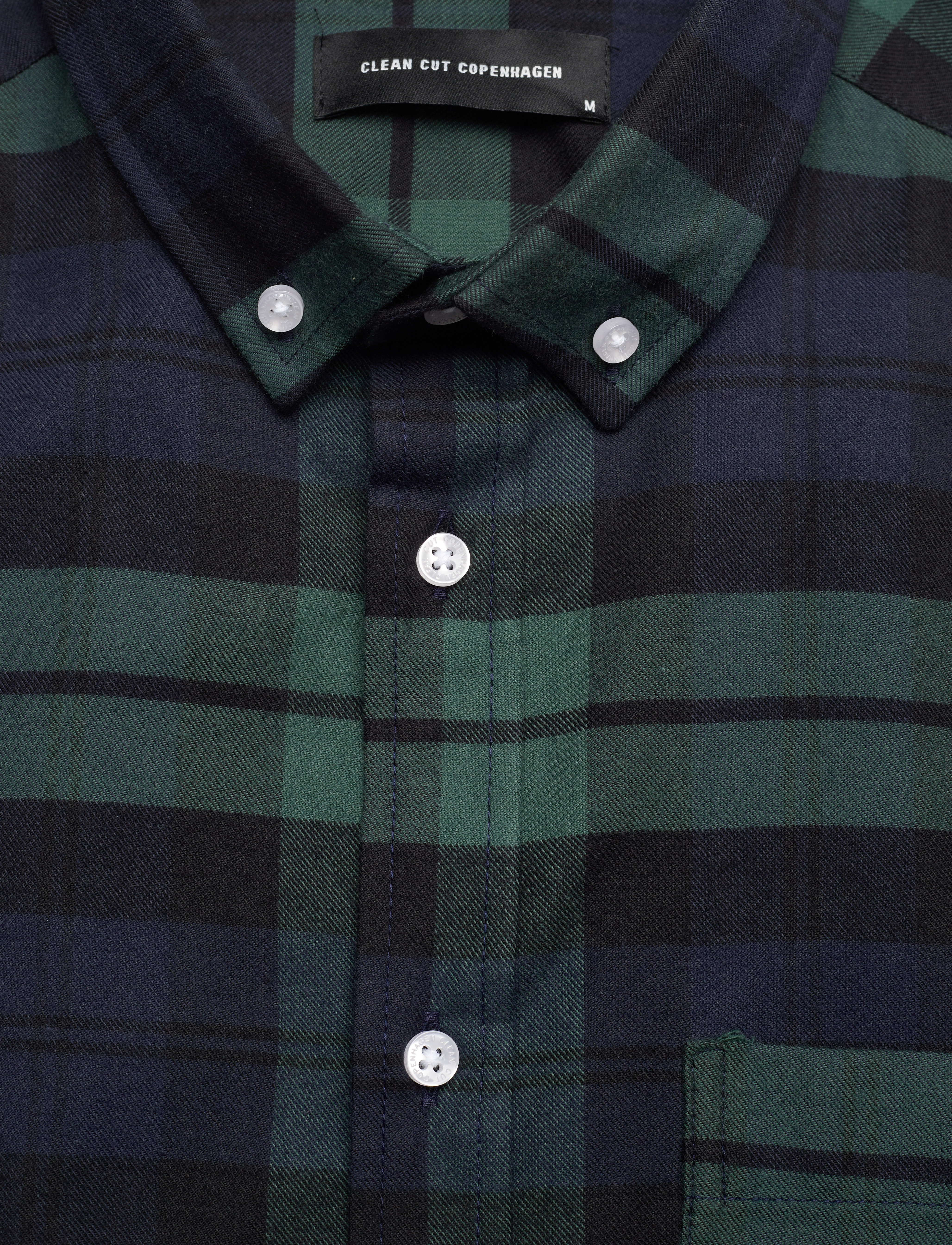 Clean Cut Copenhagen - Sälen Flannel 10 LS - pacific blue - 2