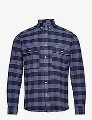 Clean Cut Copenhagen - Sälen Flannel 11 LS - koszule w kratkę - azure blue - 0