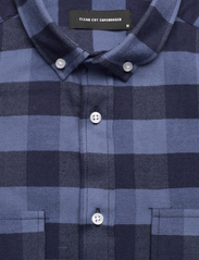 Clean Cut Copenhagen - Sälen Flannel 11 LS - koszule w kratkę - azure blue - 2