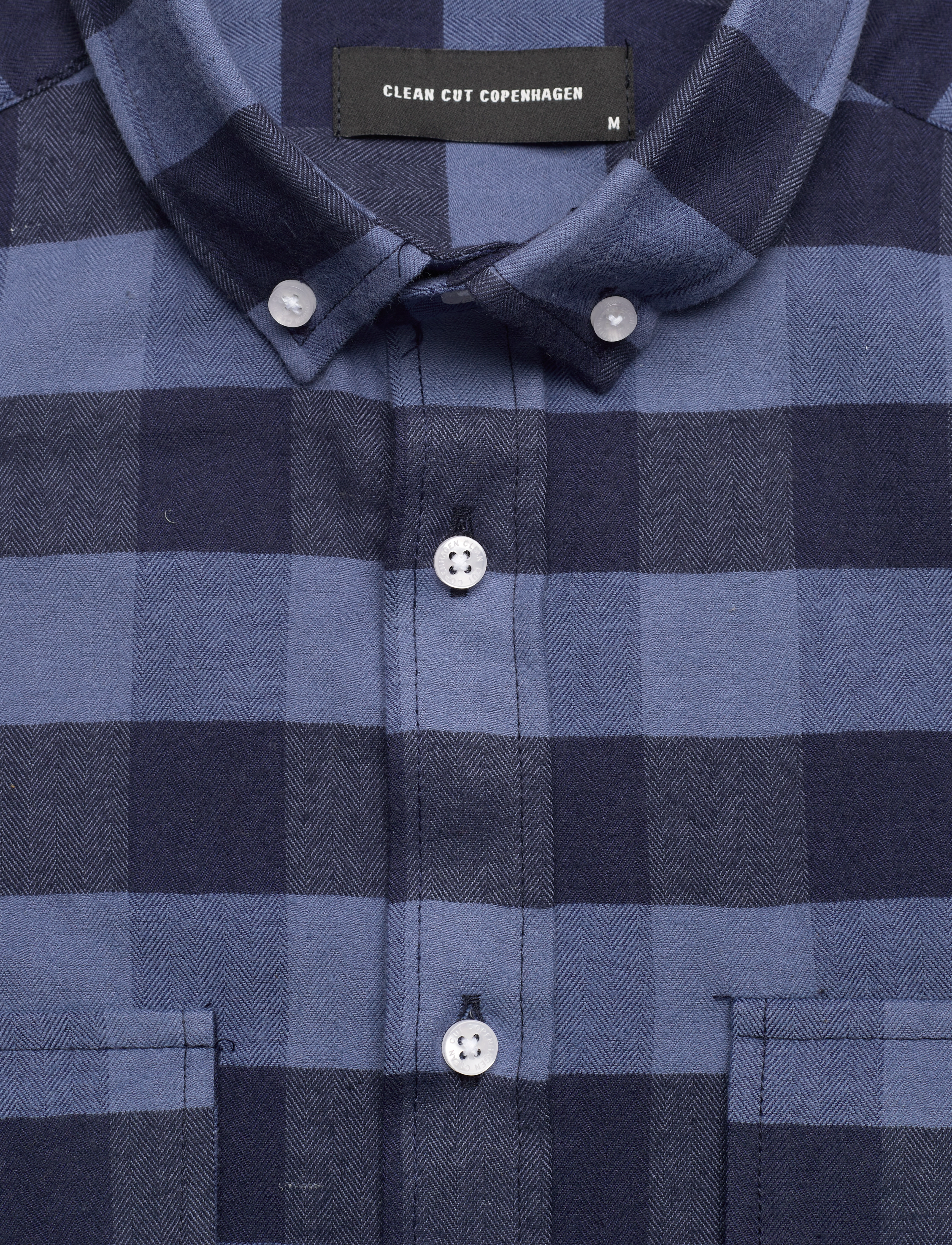 Clean Cut Copenhagen - Sälen Flannel 11 LS - azure blue - 2