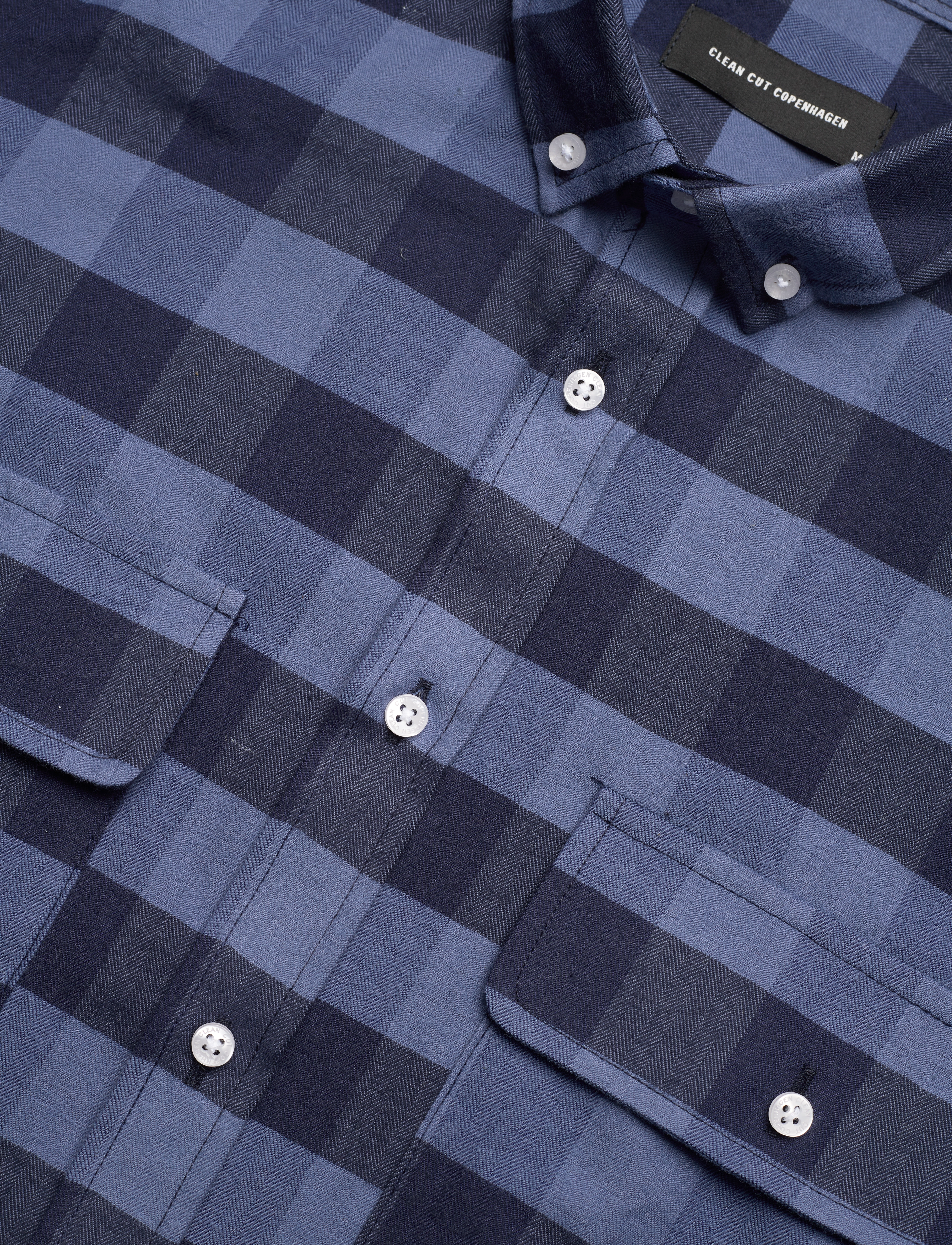 Clean Cut Copenhagen - Sälen Flannel 11 LS - azure blue - 3