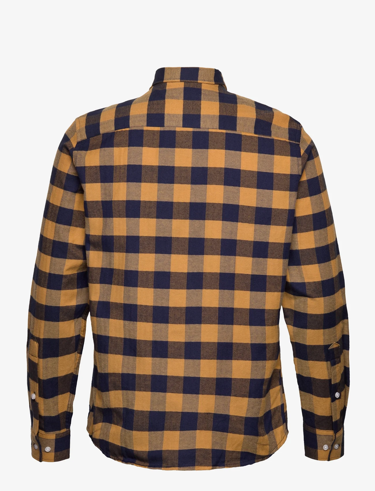 Clean Cut Copenhagen - Sälen Flannel 11 LS - rutede skjorter - dark khaki - 1