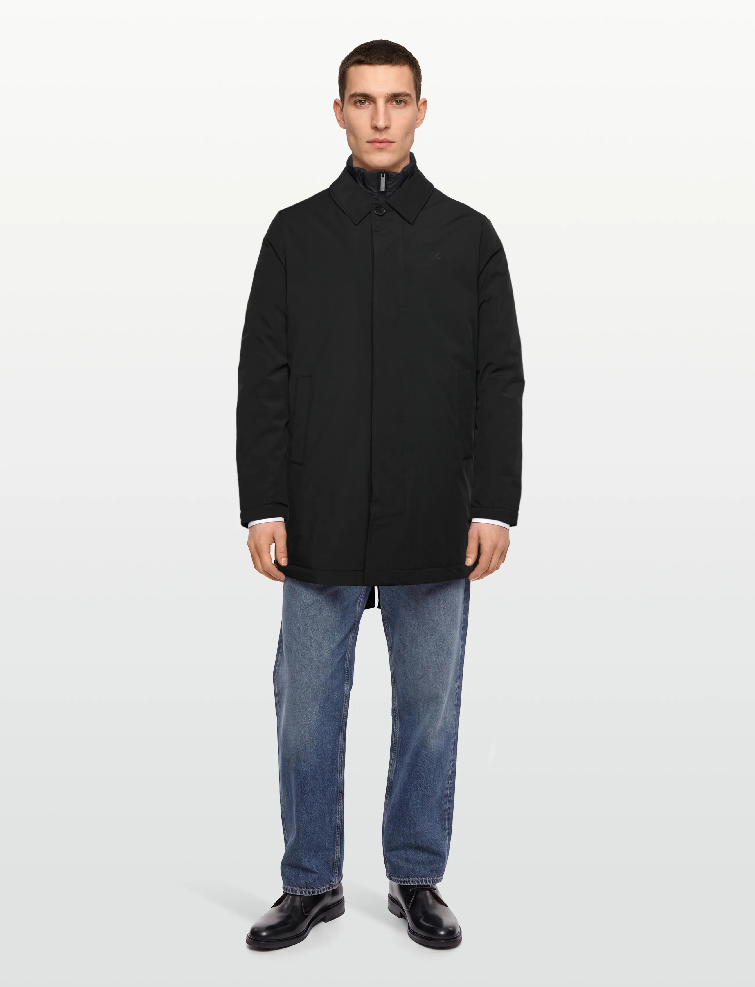 Clean Cut Copenhagen Emerson Carcoat Jacket, M, Jackets, Schwarz - Parkas, Männerswear