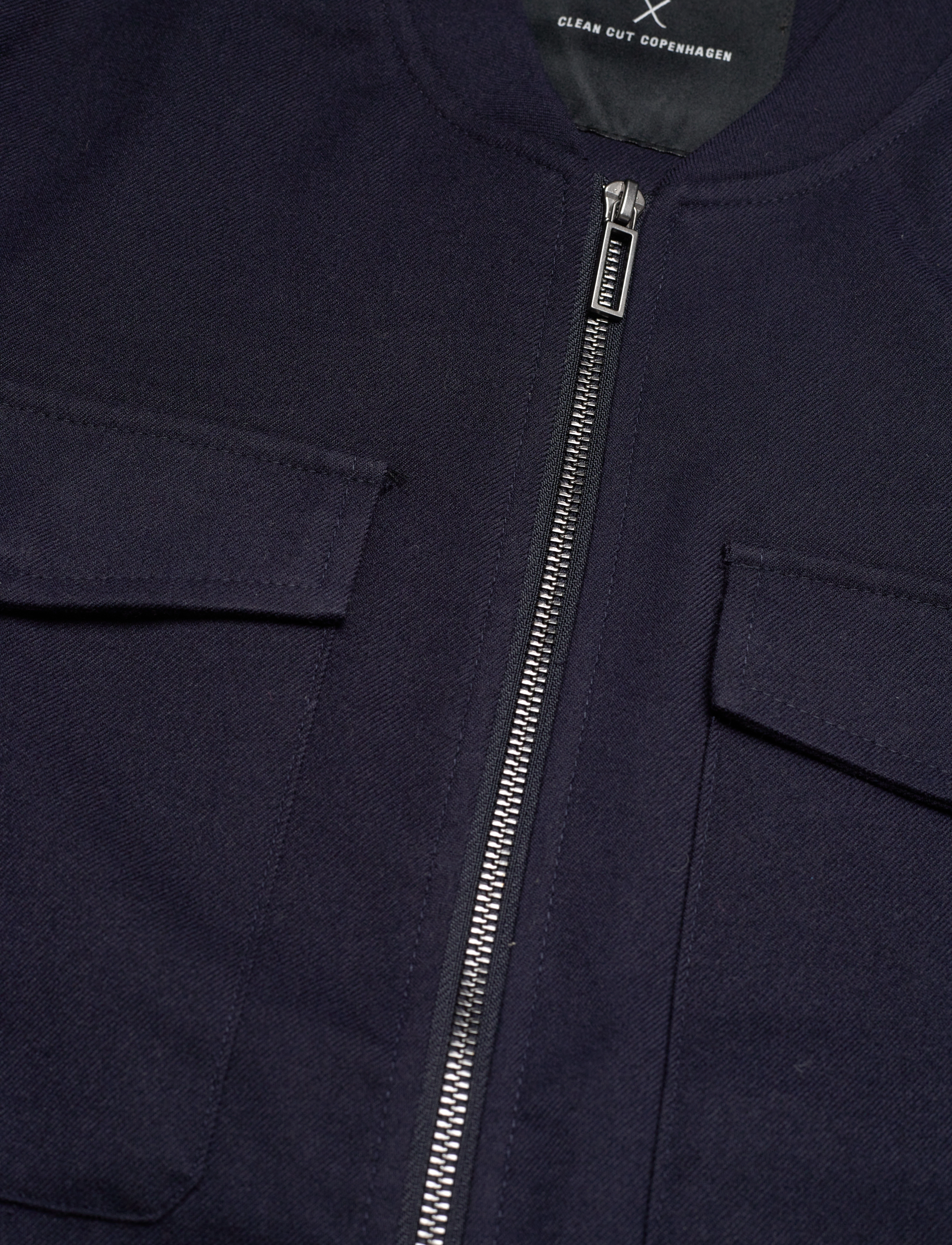 Clean Cut Copenhagen - Copenhagen Jeff Zip Overshirt - navy - 2