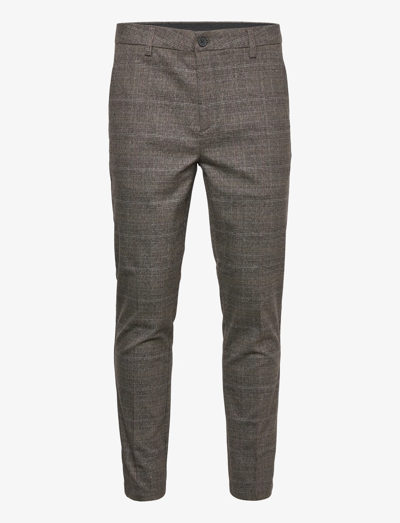 Clean Cut Copenhagen - Milano XO Colt Pants - suit trousers - brown check - 0