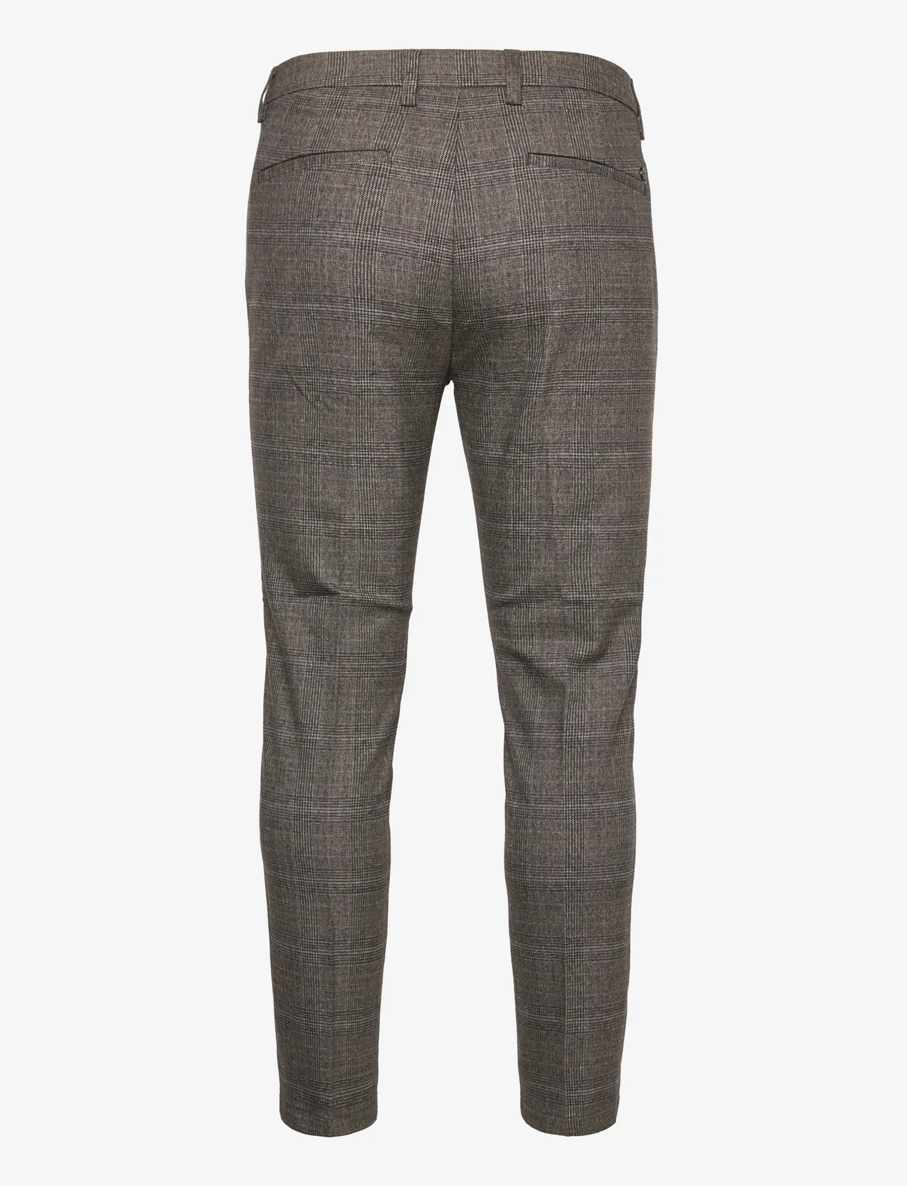 Clean Cut Copenhagen - Milano XO Colt Pants - dressbukser - brown check - 1