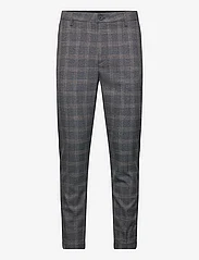 Clean Cut Copenhagen - Milano XO Tucker Pants - suit trousers - dark navy check - 0