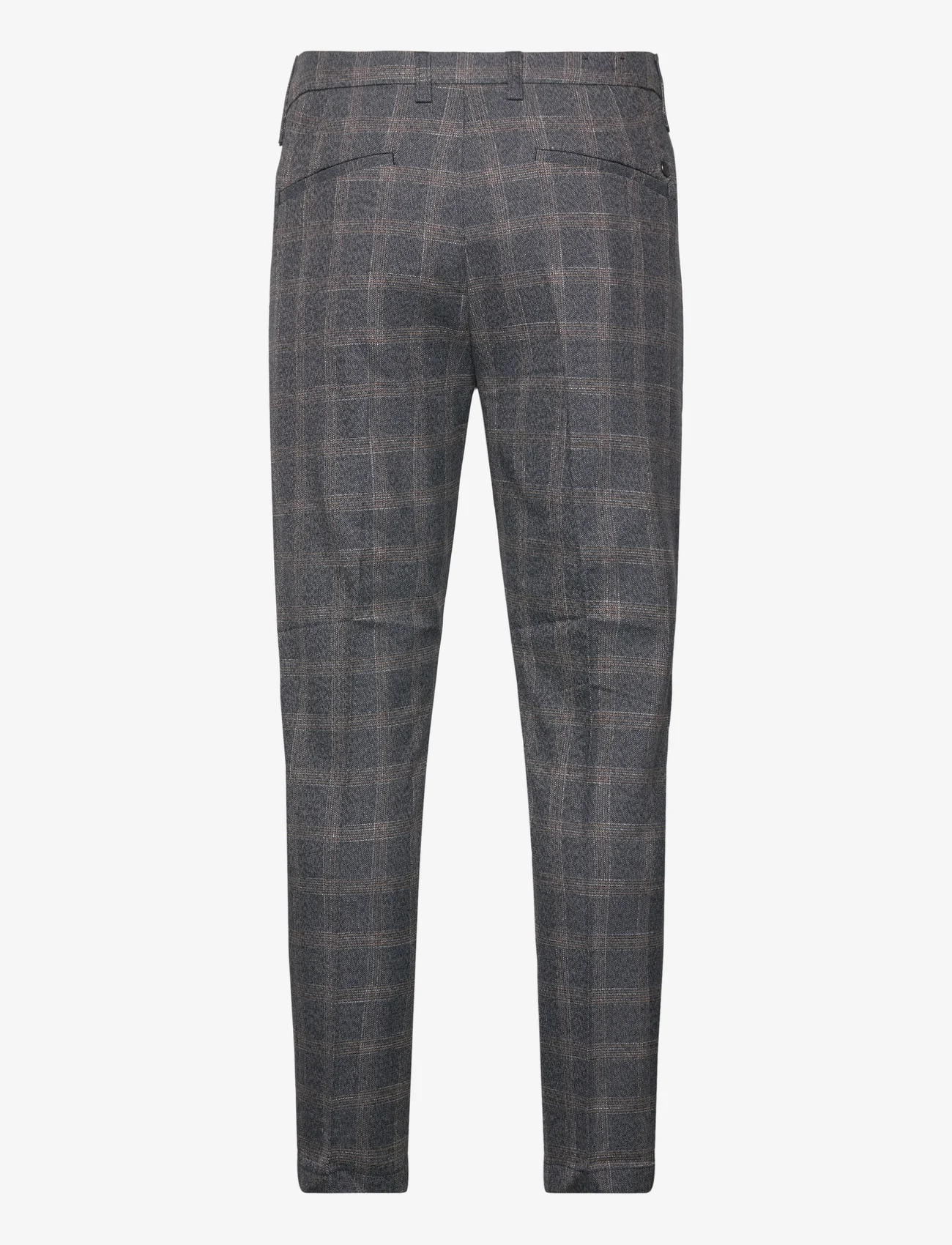 Clean Cut Copenhagen - Milano XO Tucker Pants - suit trousers - dark navy check - 1
